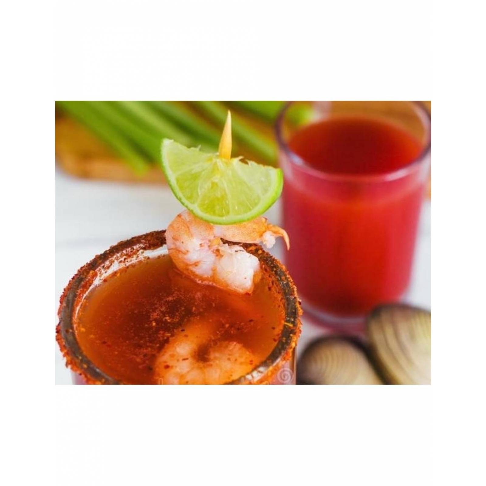 Pack de 12 Jugo de Tomate/Almeja Kermato Frasco 245 ml 