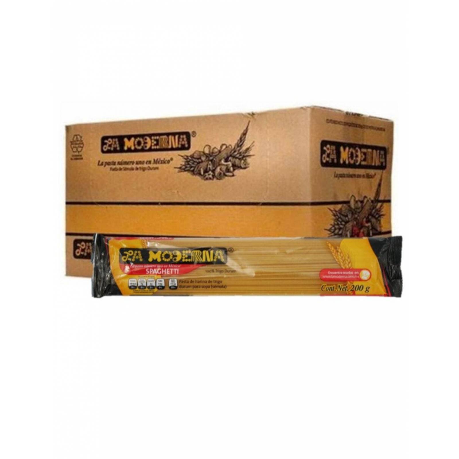 Pack de 20 Sopa para Pasta La Moderna Spaghetti 200 gr 