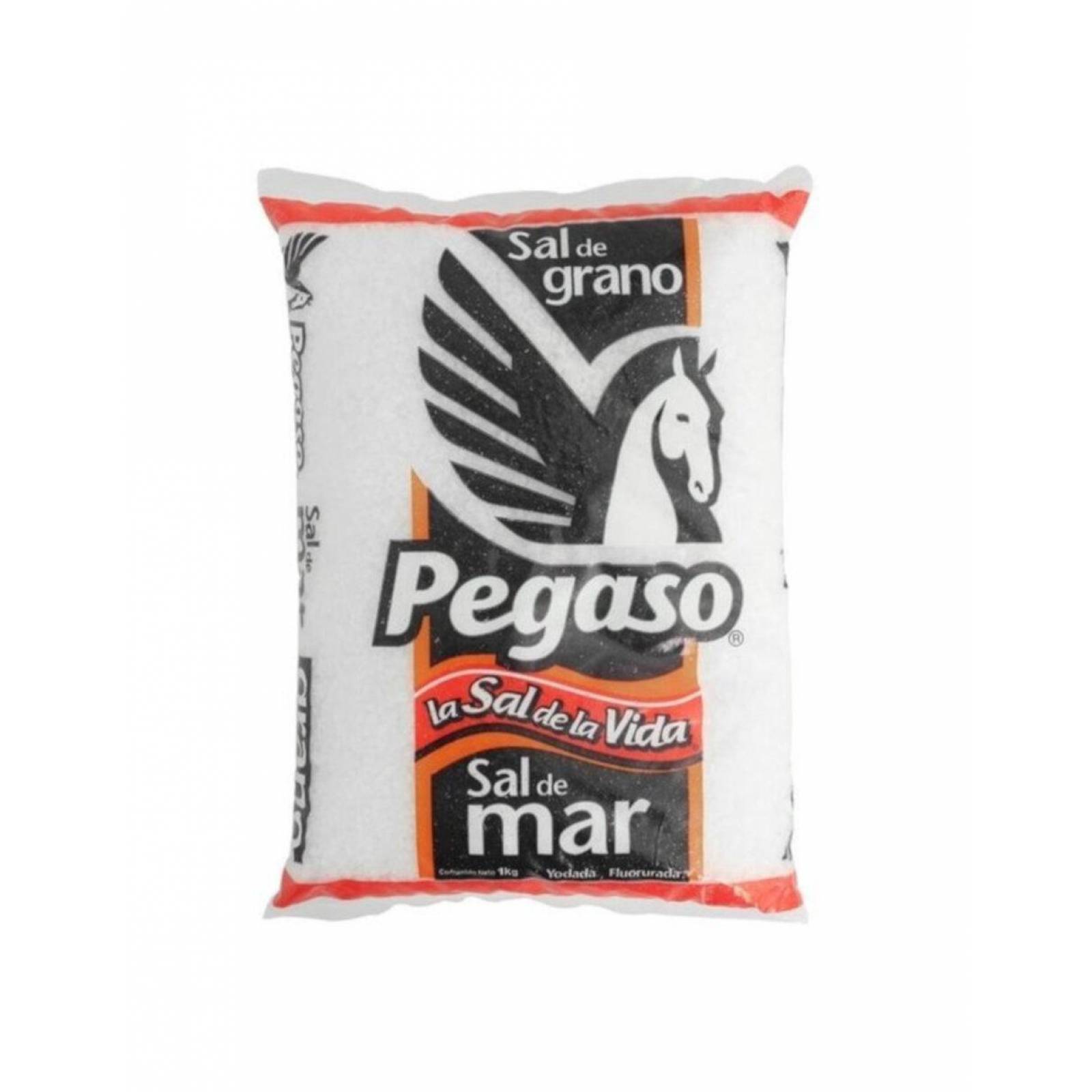 Pack de 12 Sal Pegaso de Grano 1 Kg 