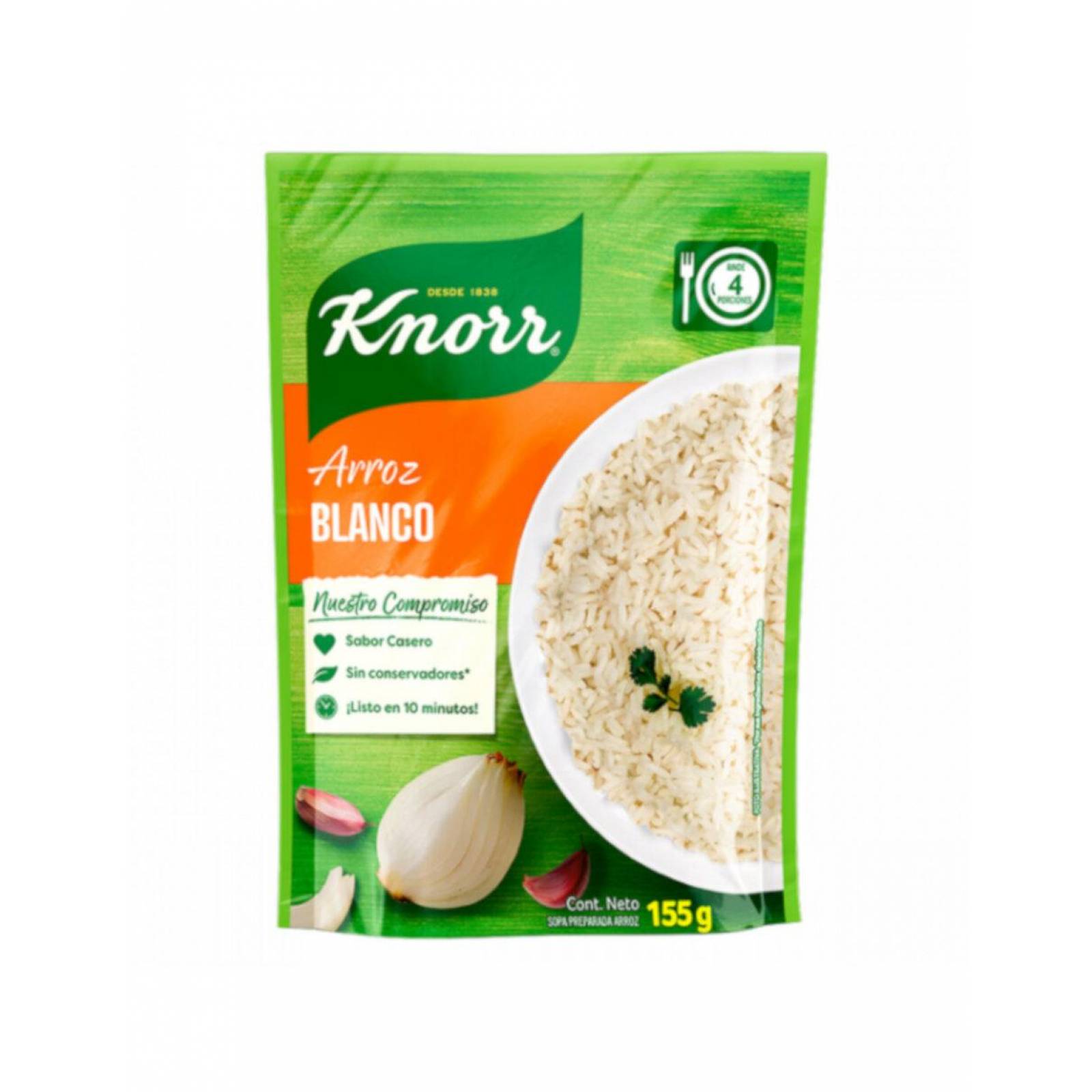 Pack de 12 Sopa Knorr Arroz Blanco 155 gr 