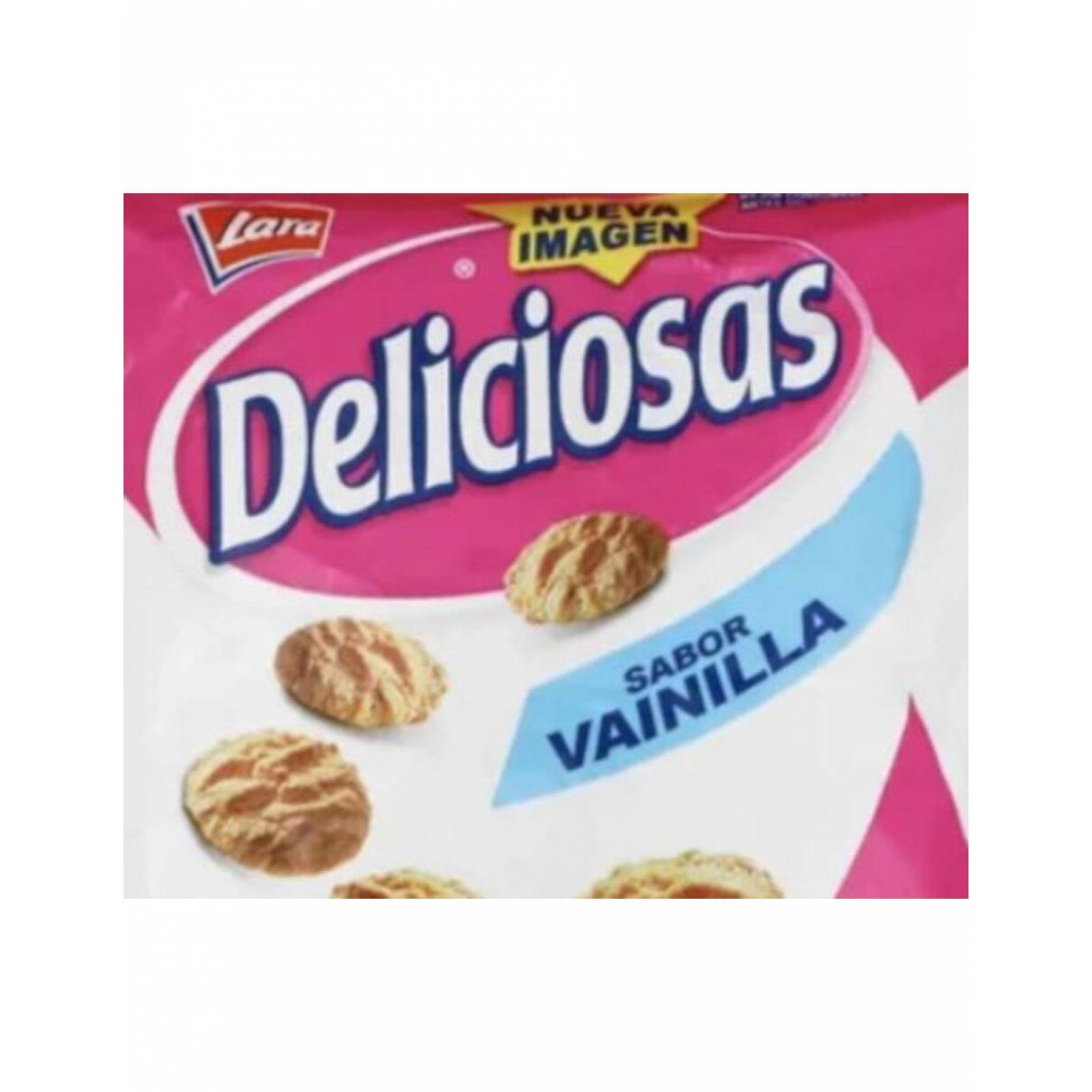 Pack de 24 Galletas Lara Deliciosas Vainilla 90 gr 