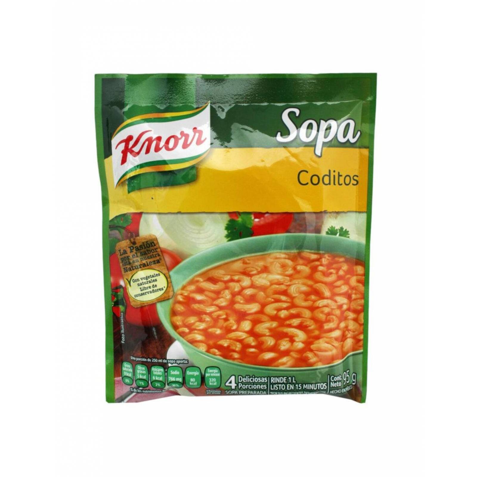 Pack de 12 Sopa Knorr Coditos 95 gr 