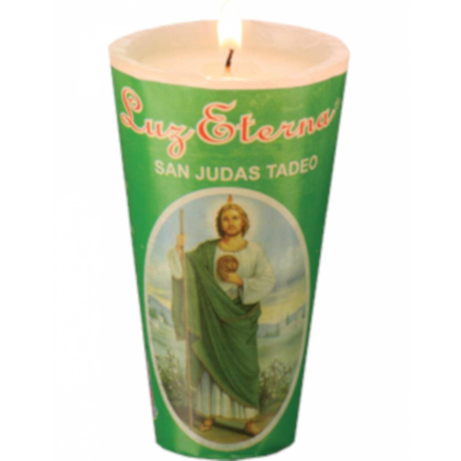 Pack de 40 Veladora Luz Eterna San Judas #18 Repuesto
