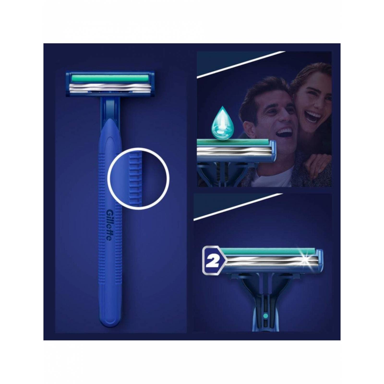 Pack de 24 Rastrillo Gillete Prestobarba 24 piezas 