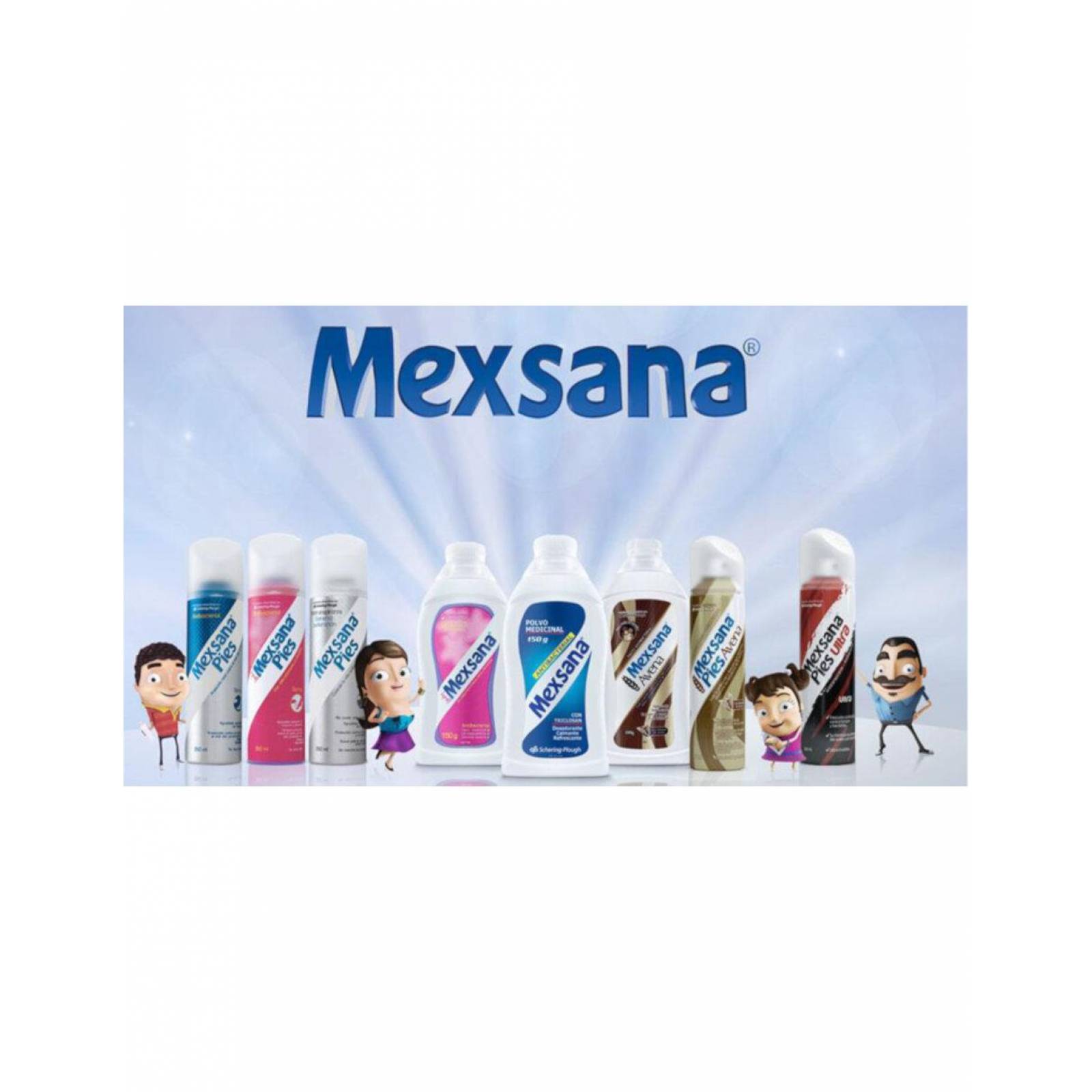Pack de 12 Talco Mexsana 80 gr