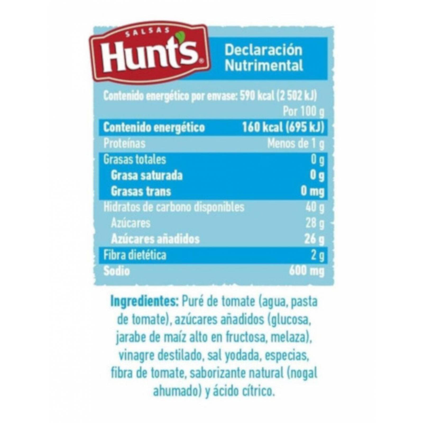 Pack de 24 Salsa BBQ Hunt´s Original 360 gr 