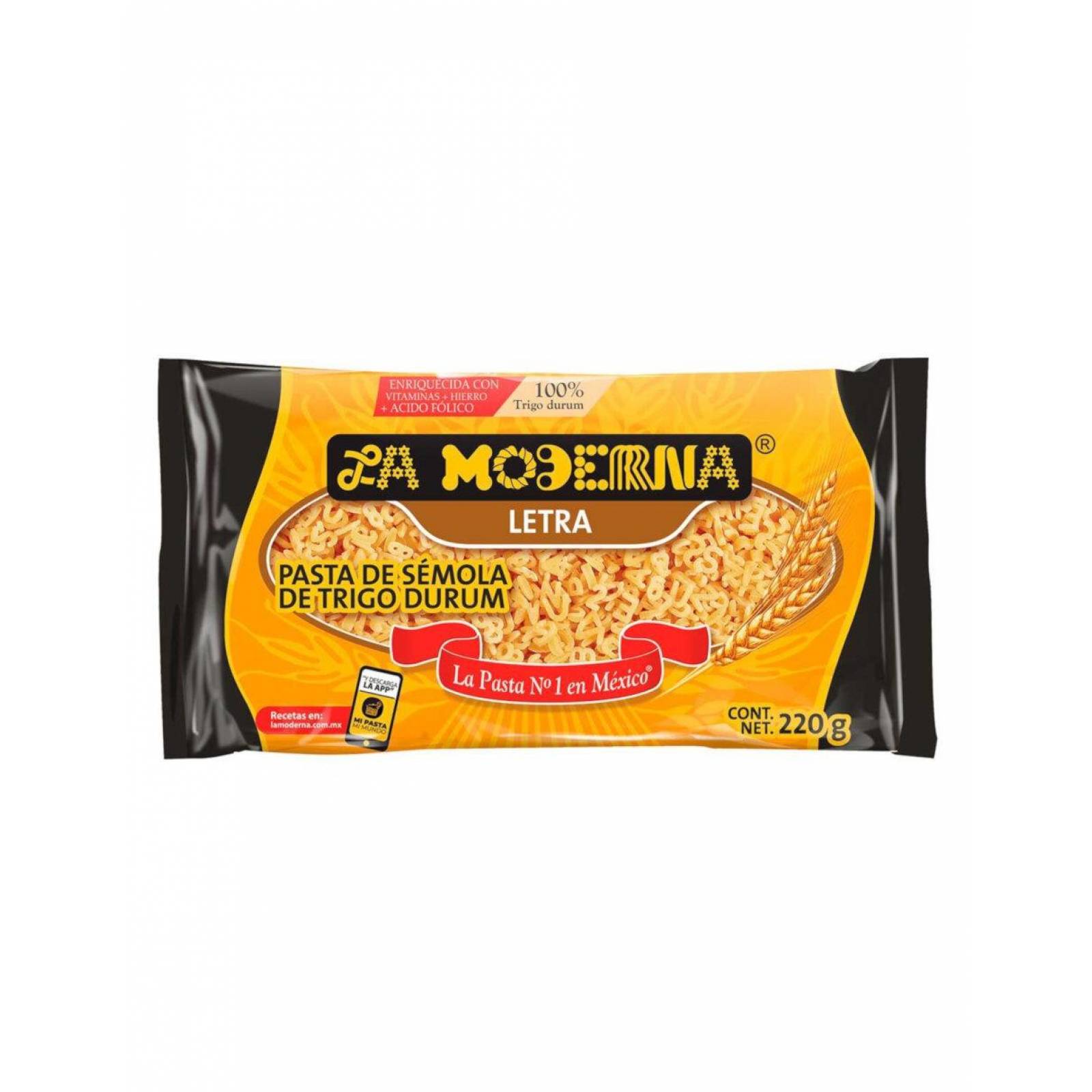 Pack de 20 Sopa para Pasta La Moderna Letra +10% 220 gr