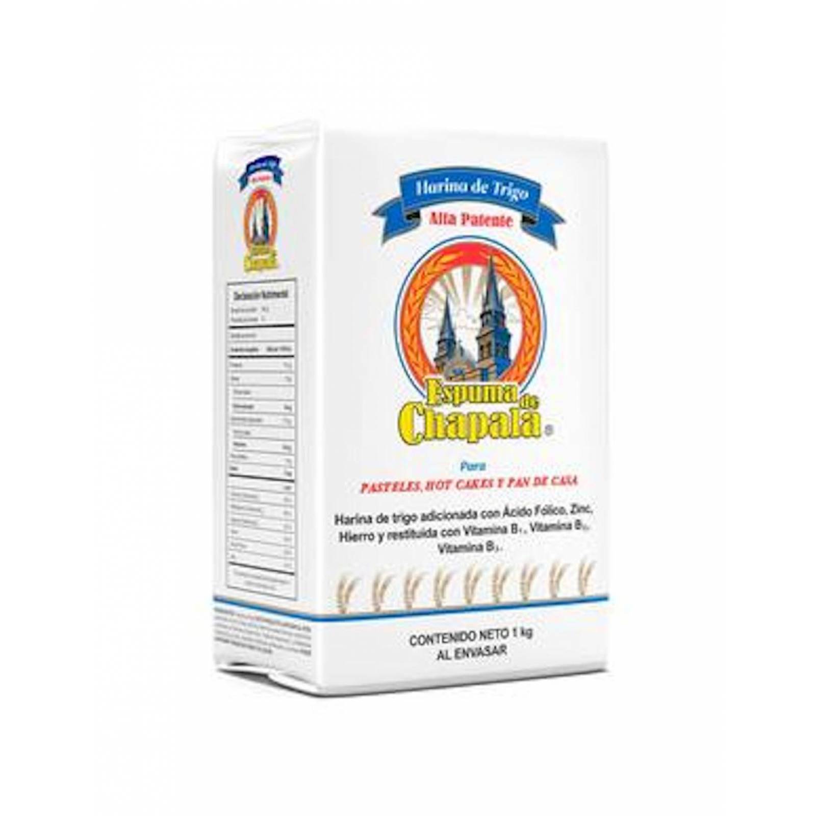 Pack de 10 Harina Espuma de Chapala Trigo 1kg 