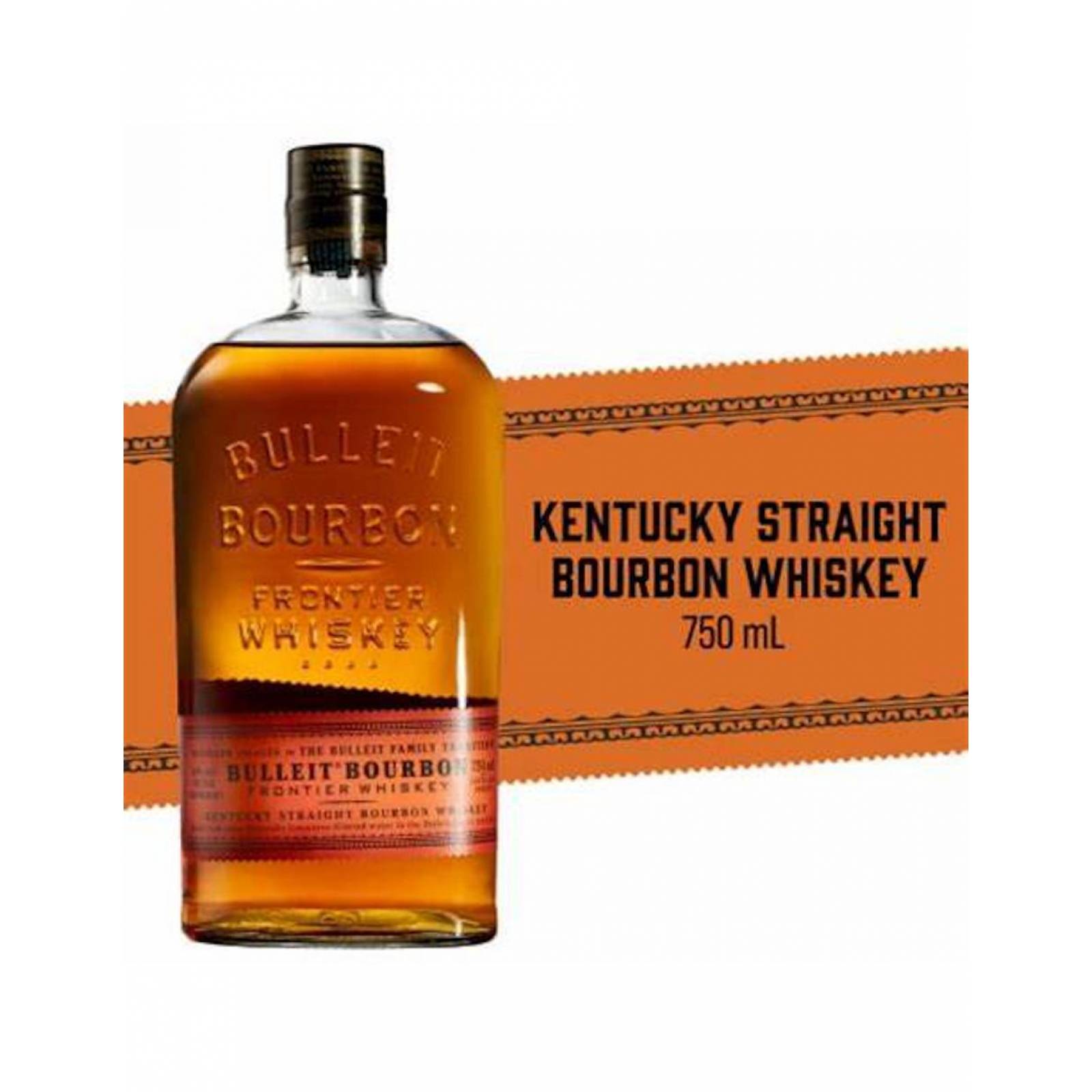 Pack de 12 Whisky Bulleit Bourbon de 750ml 