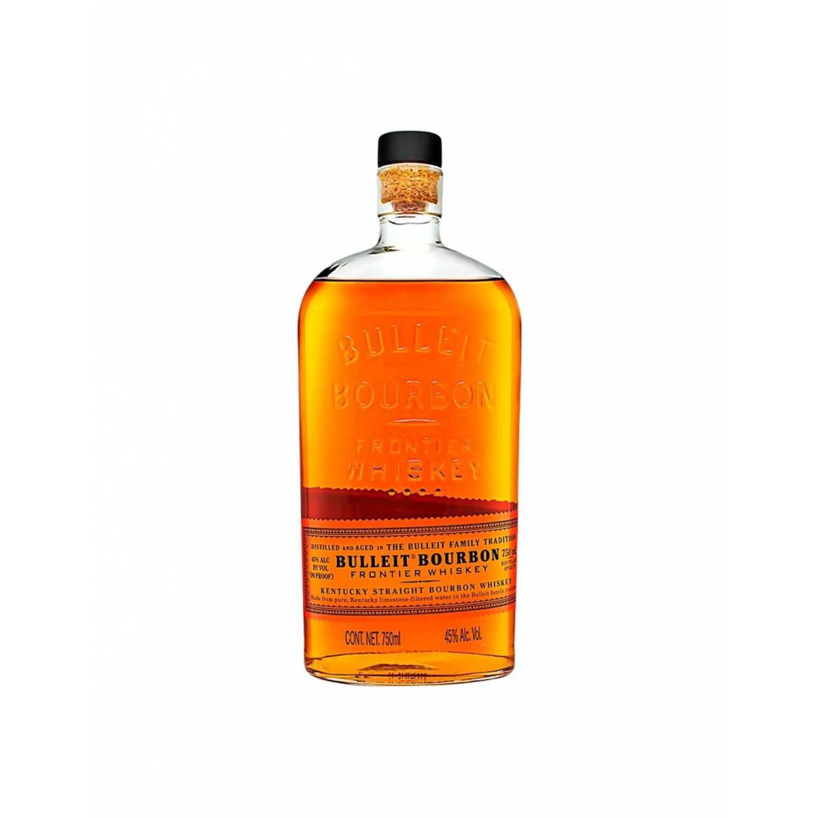 Pack de 12 Whisky Bulleit Bourbon de 750ml 