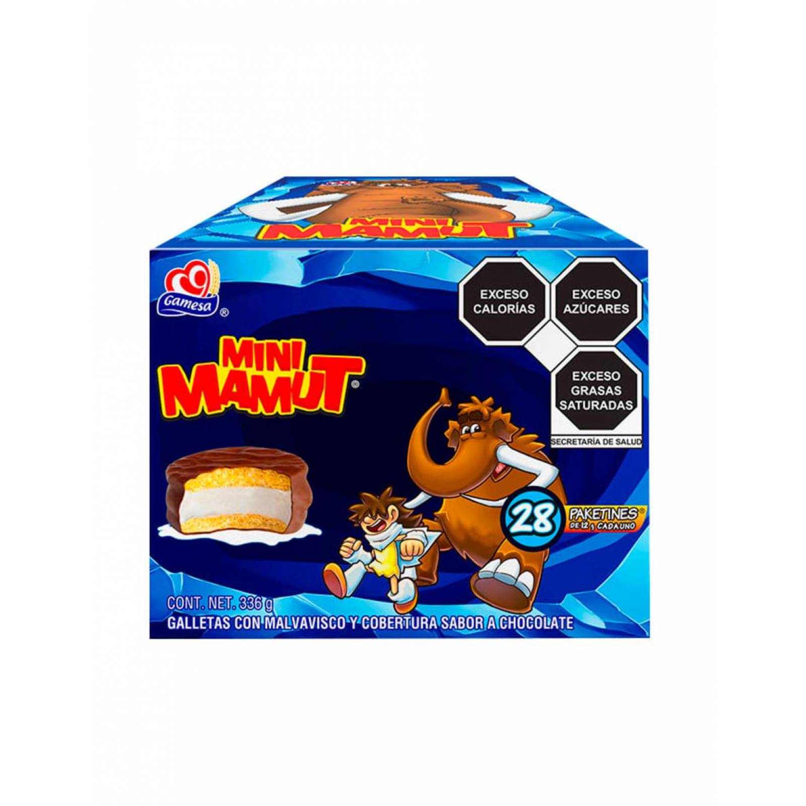 Pack de 6 Galletas Gamesa Mamut Mini 336 gr