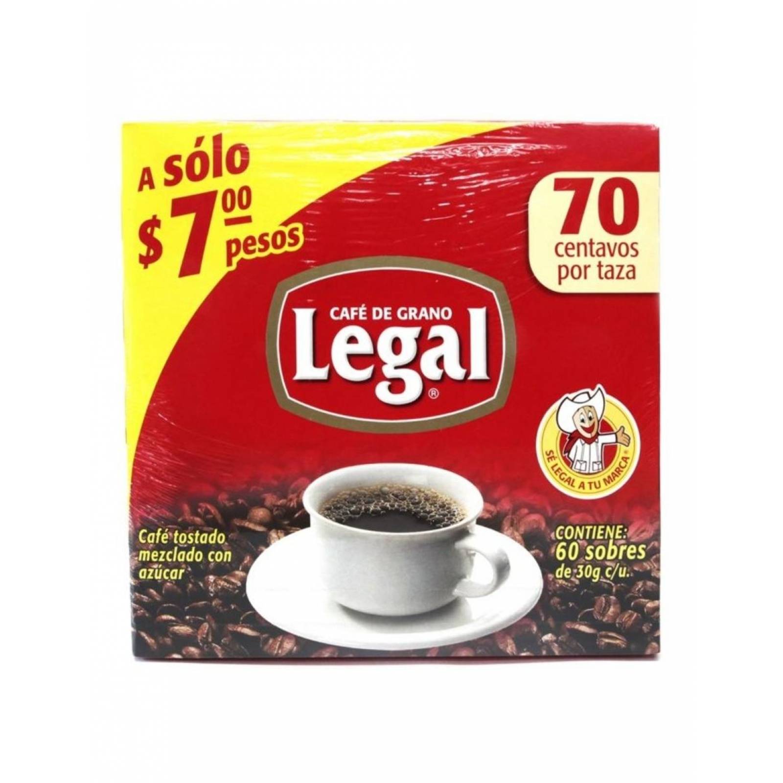 Pack de 6 Café Legal Tradicional 60/30 gr