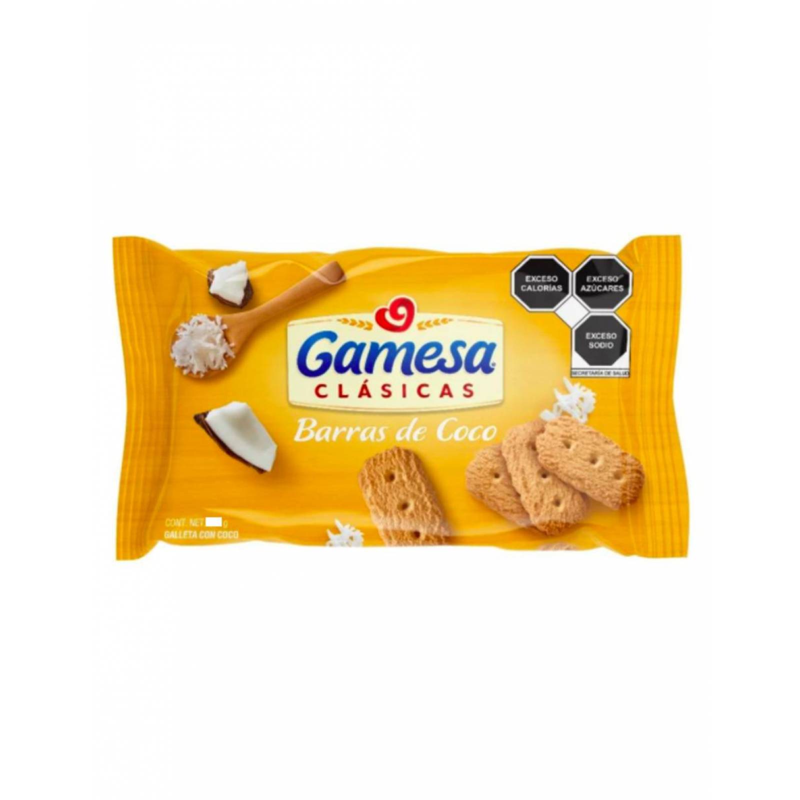 Pack de 10 Galletas Gamesa Barras de Coco 212 gr 
