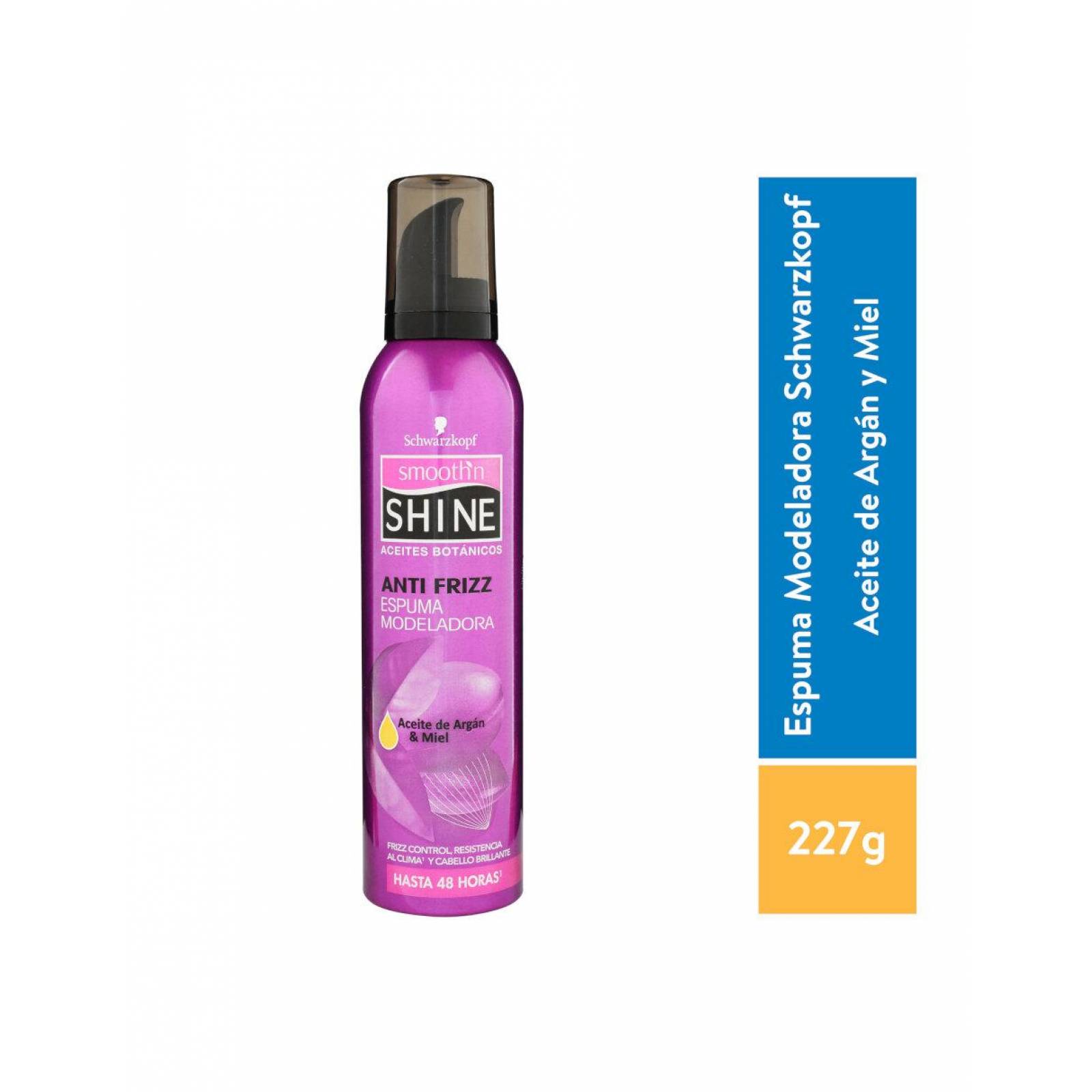 Pack de 12 Mousse Smooth'n Shine Antifrizz 227 gr 