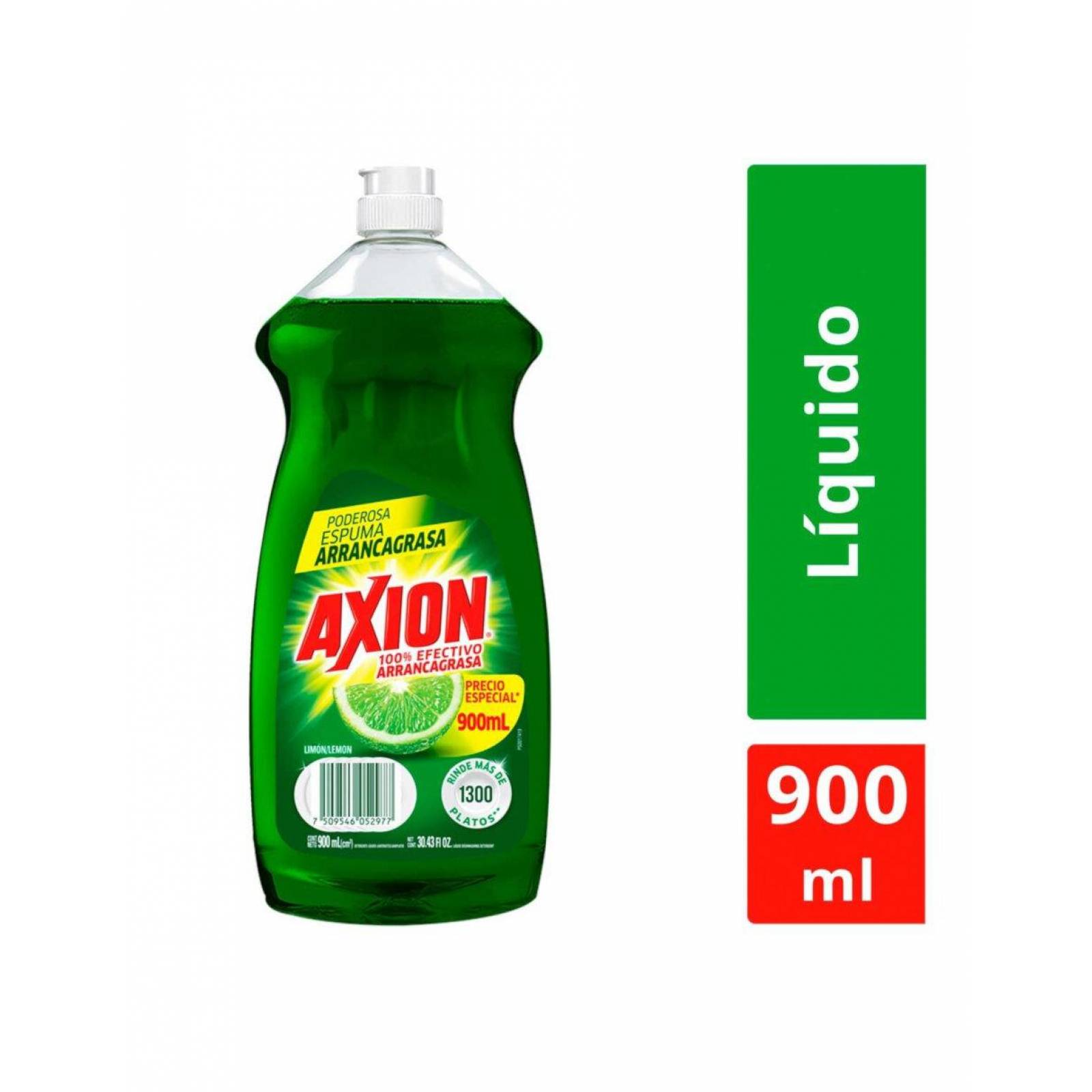 Pack de 12 Lavatrastes Axion Limón 900 ml 