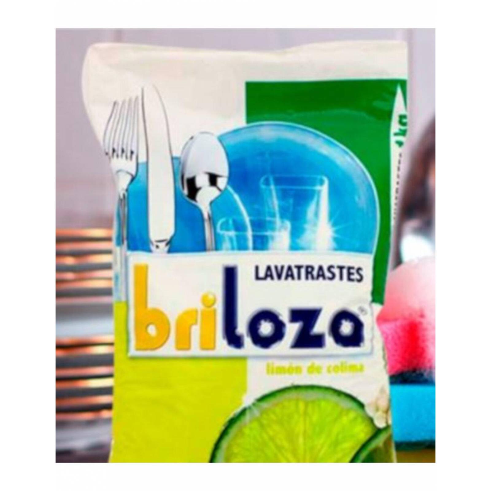 Pack de 20 Lavatrastes en Polvo Briloza Limón 250 gr 