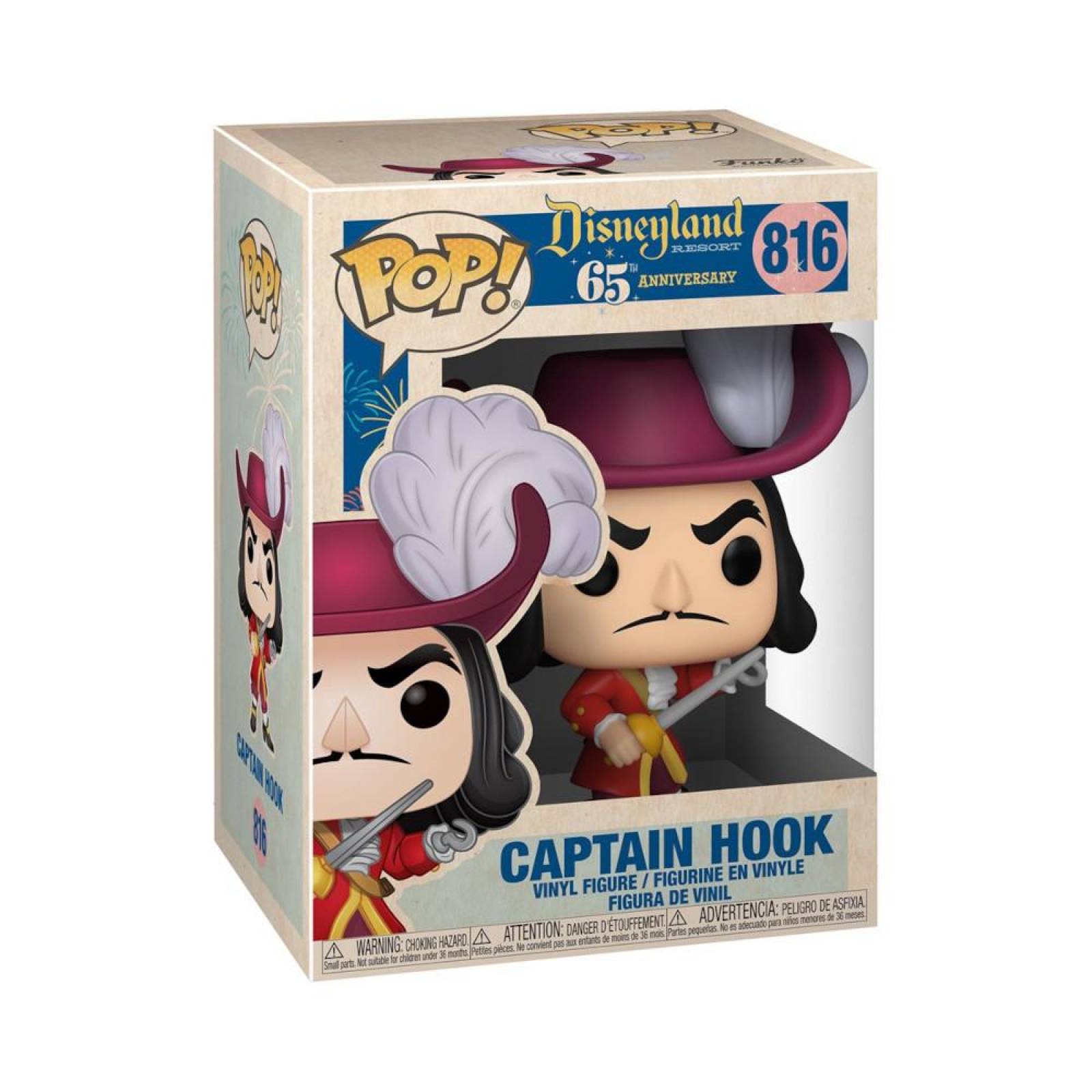 Captain Hook Funko Pop! Disneyland 65th Anniversary 