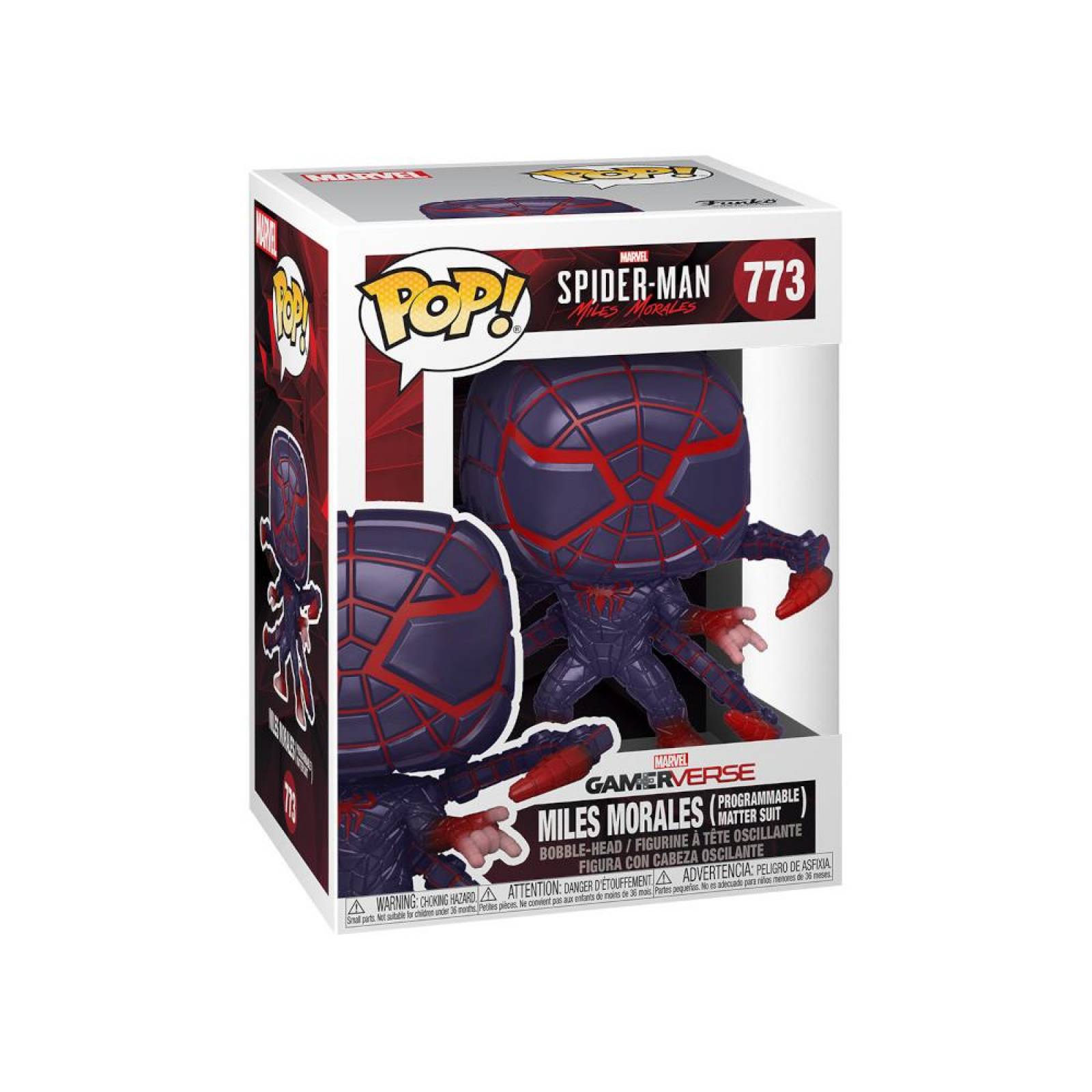 Miles Morales Traje Materia Programable Funko Pop Games Miles Morales Game 