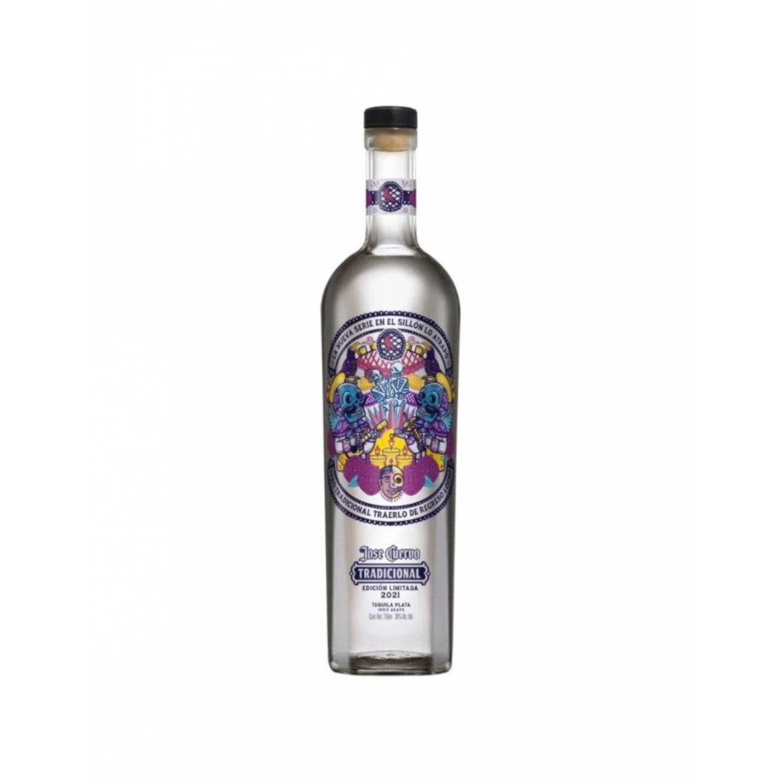 Tequila Jose Cuervo Trad. Calavera Plata 750 ml 