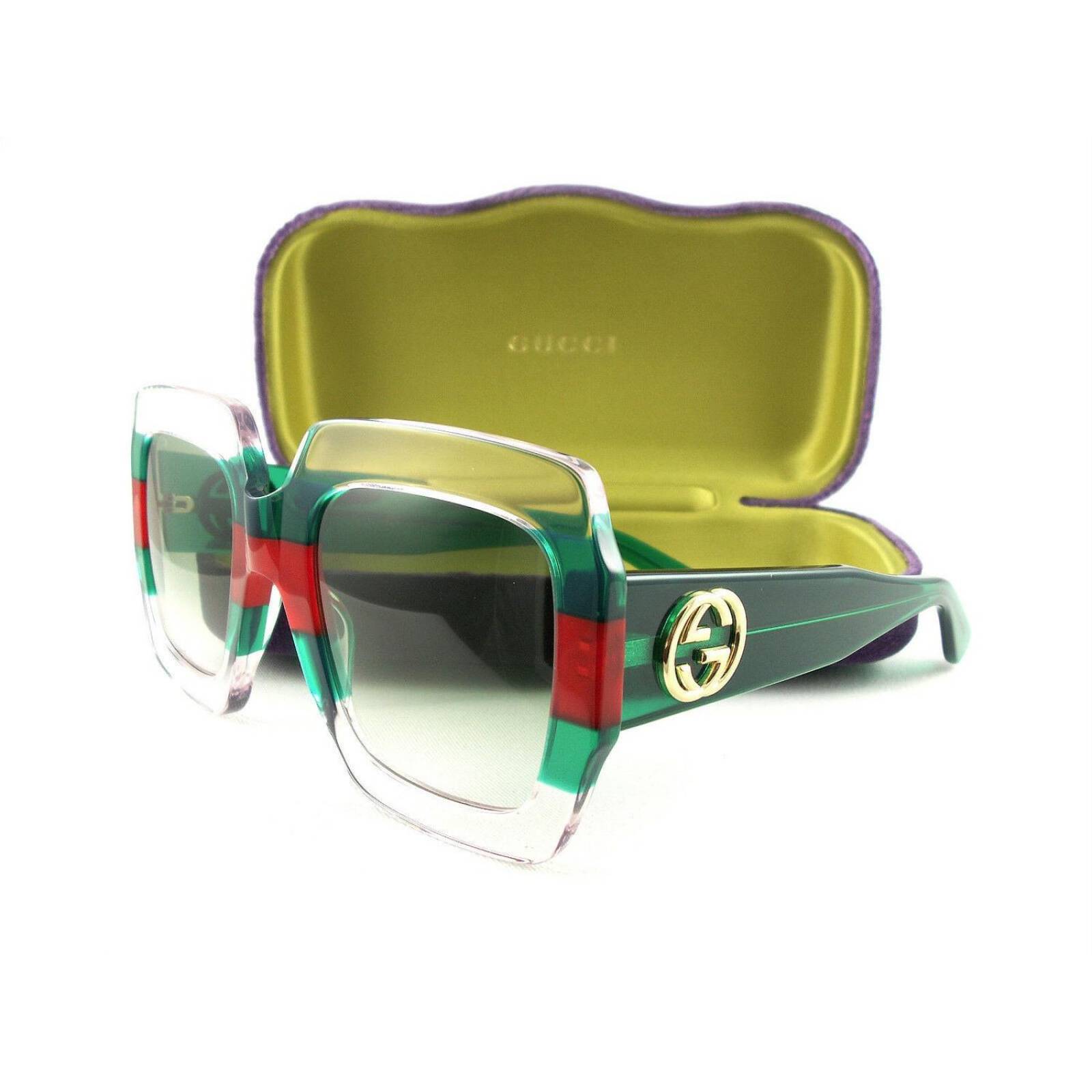 Lentes de Sol Gucci Gg0178s 001 Oversized Square 