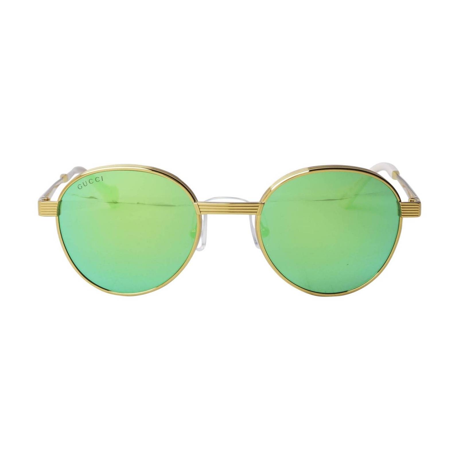 Lentes de Sol Gucci Gg0872s 002 Round Metal 