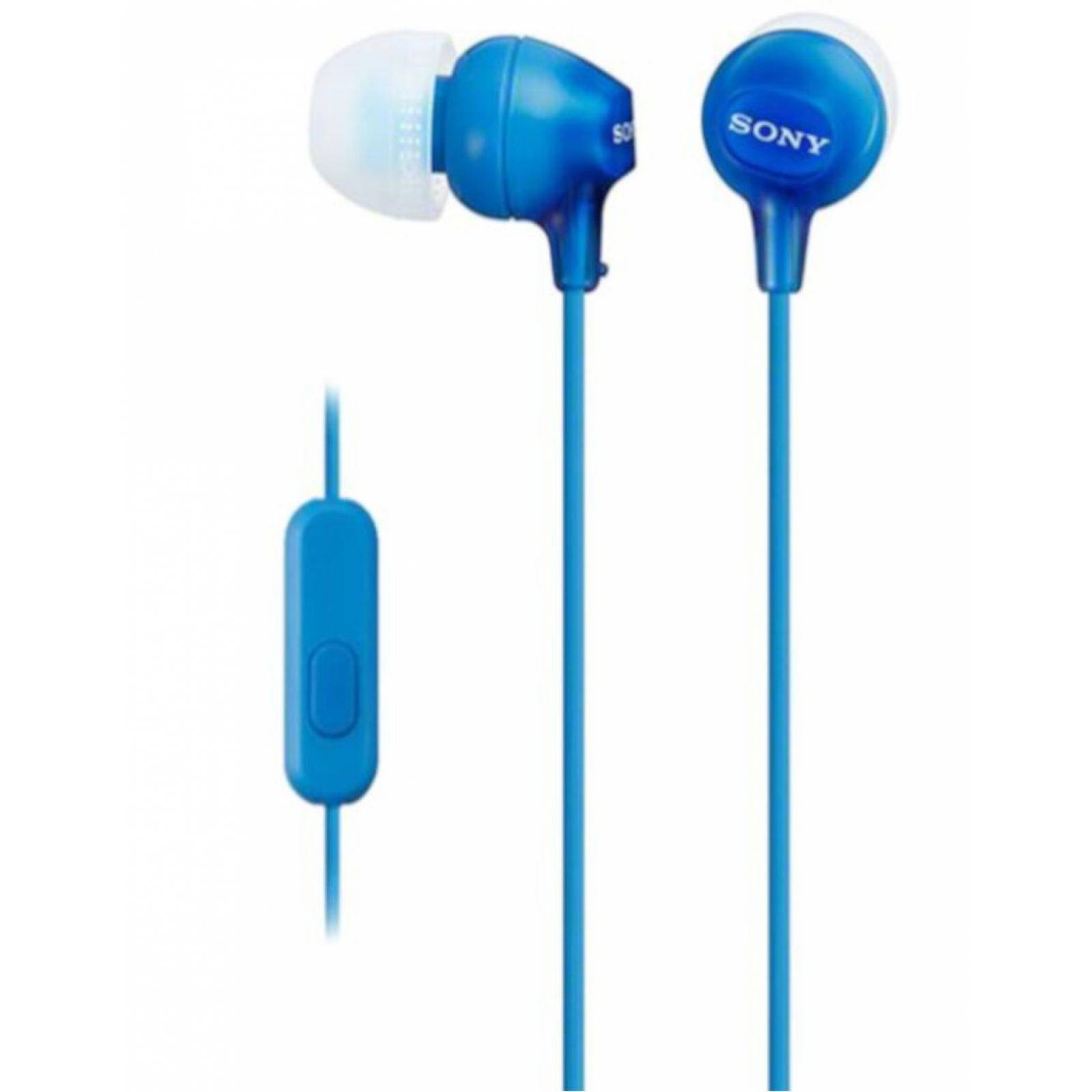 Audífonos Alambricos Sony con Almohadilla Azul MDREX15LPBLU 