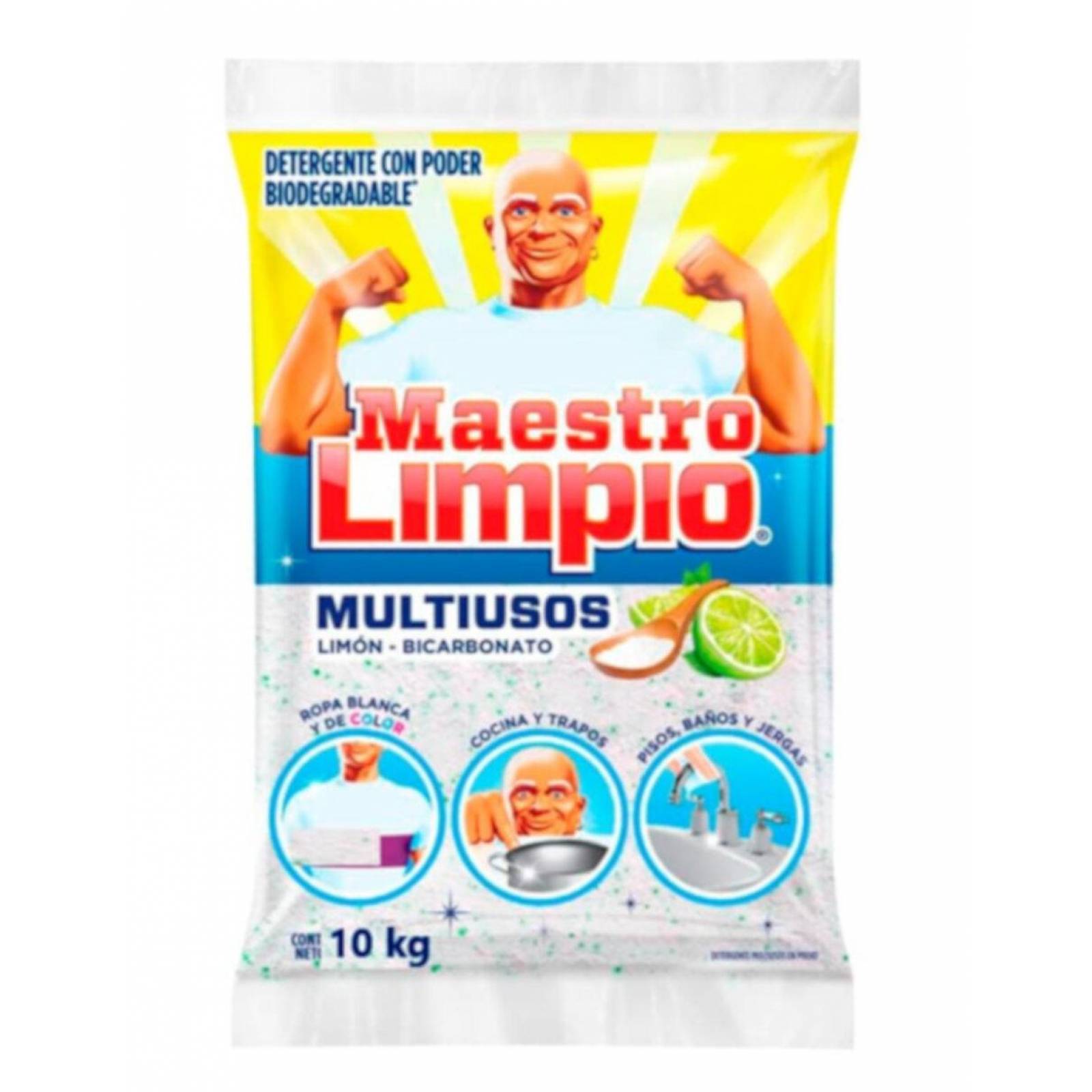 Detergente Maestro Limpio Regular 10 Kg 