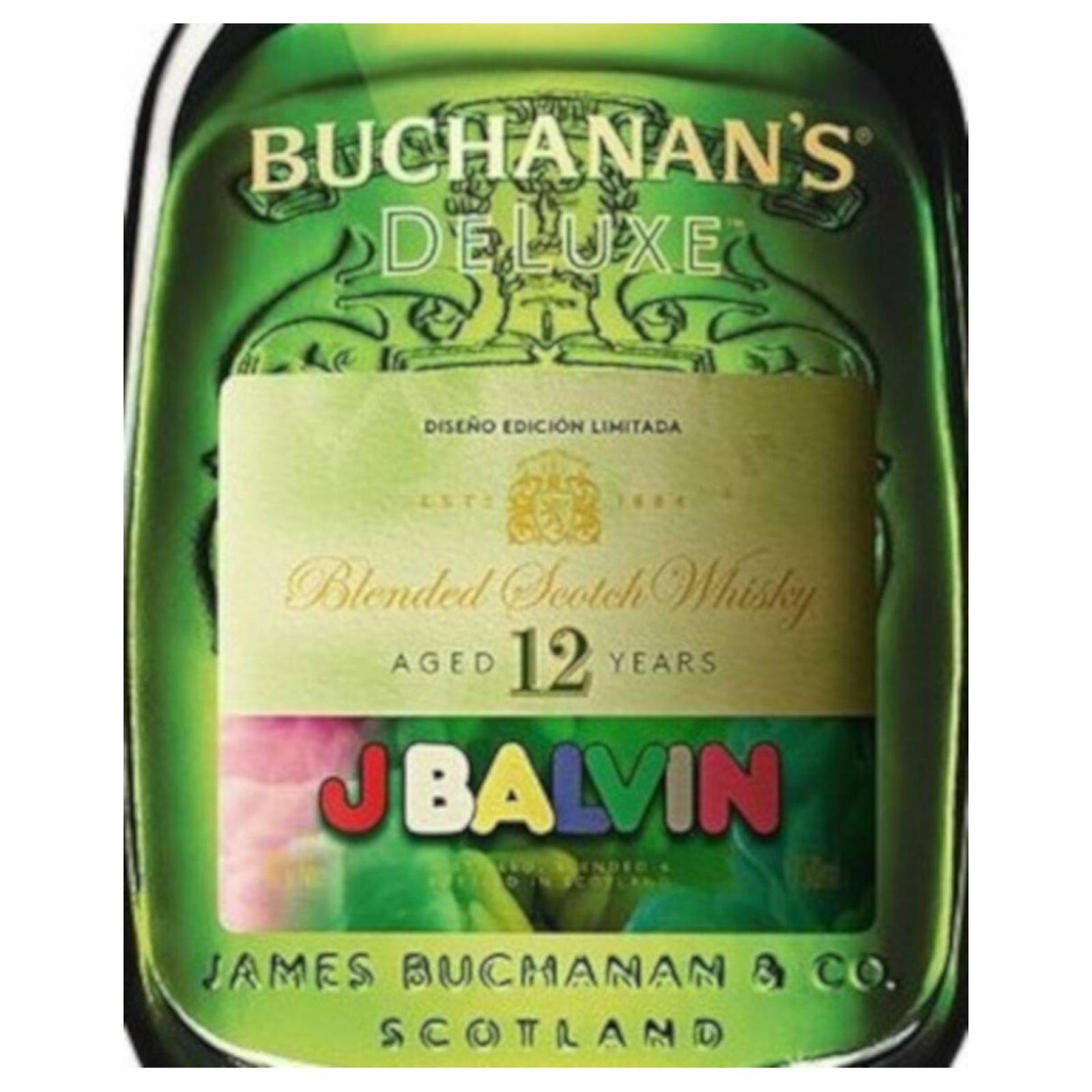 Whisky Buchanans 12 Años Ed. J Balvin 750 ml 