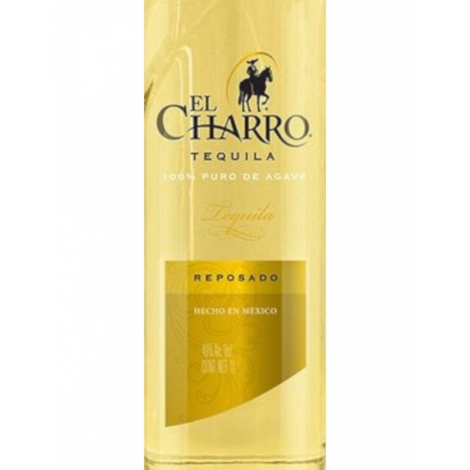 Tequila El Charro Reposado 100% 1 L 