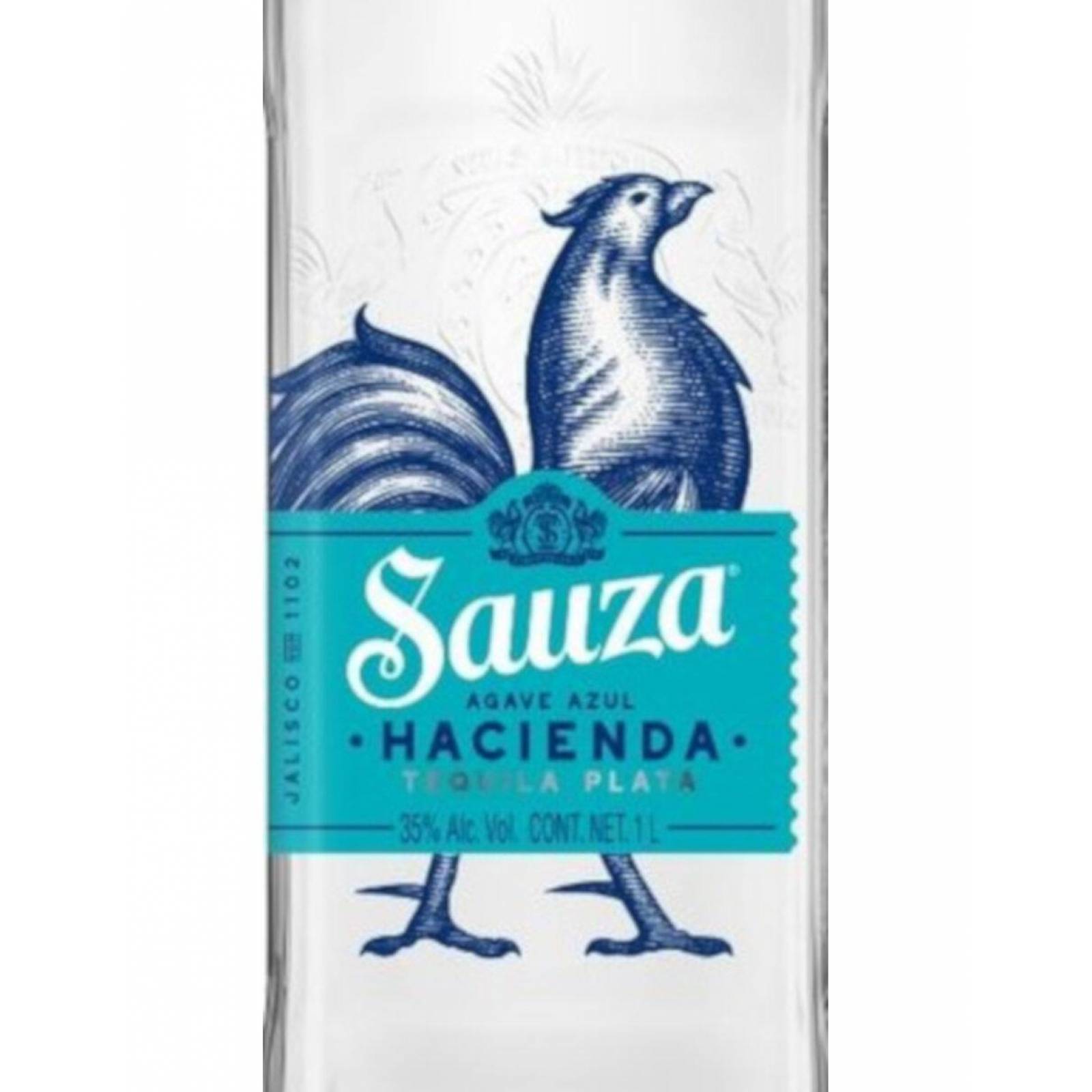 Tequila Sauza Hacienda Plata 1 L 