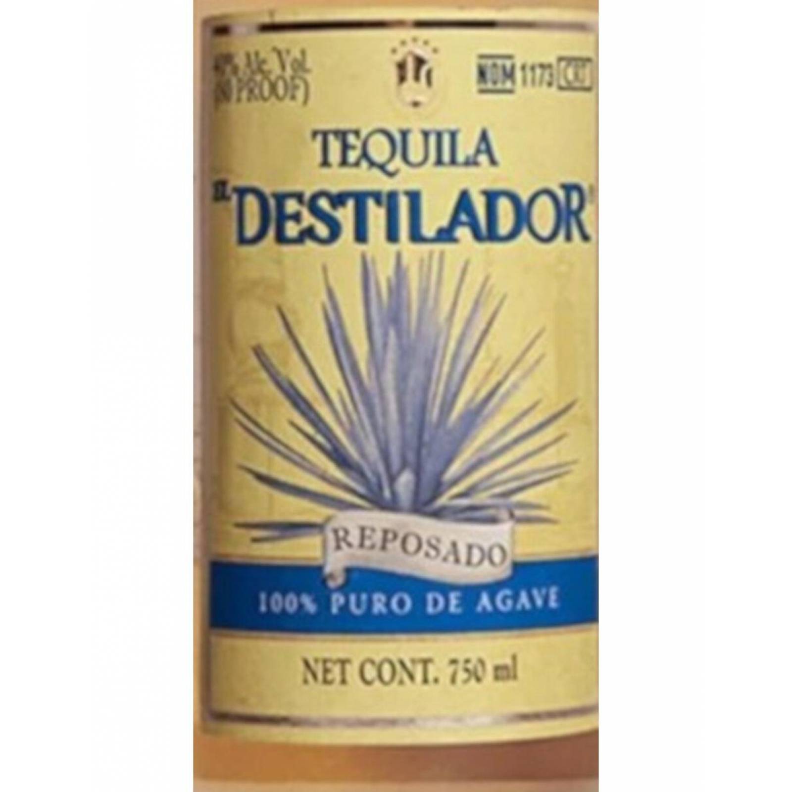 Tequila El Destilador Reposado 750 ml 