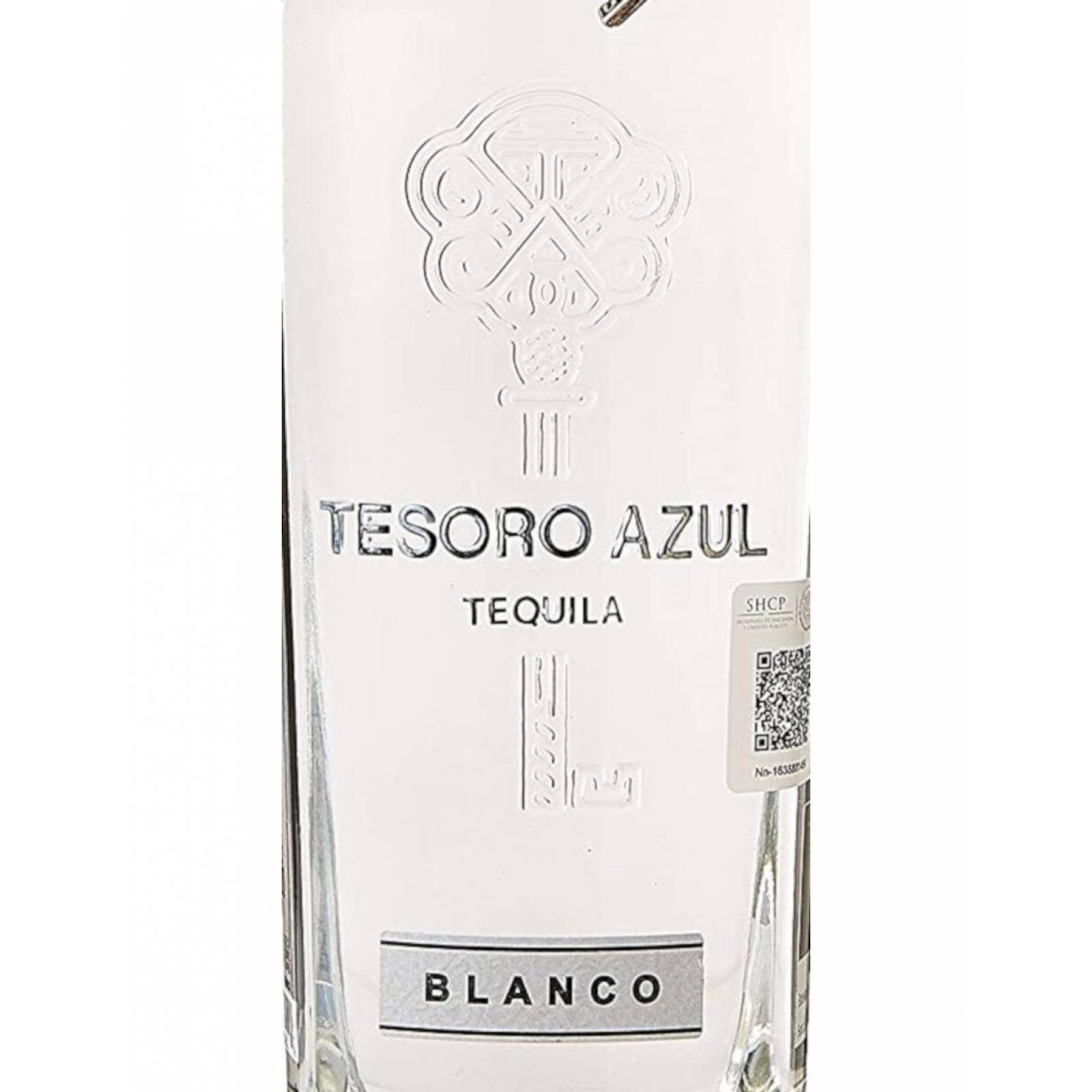 Tequila Tesoro Azul Blanco 750 ml 