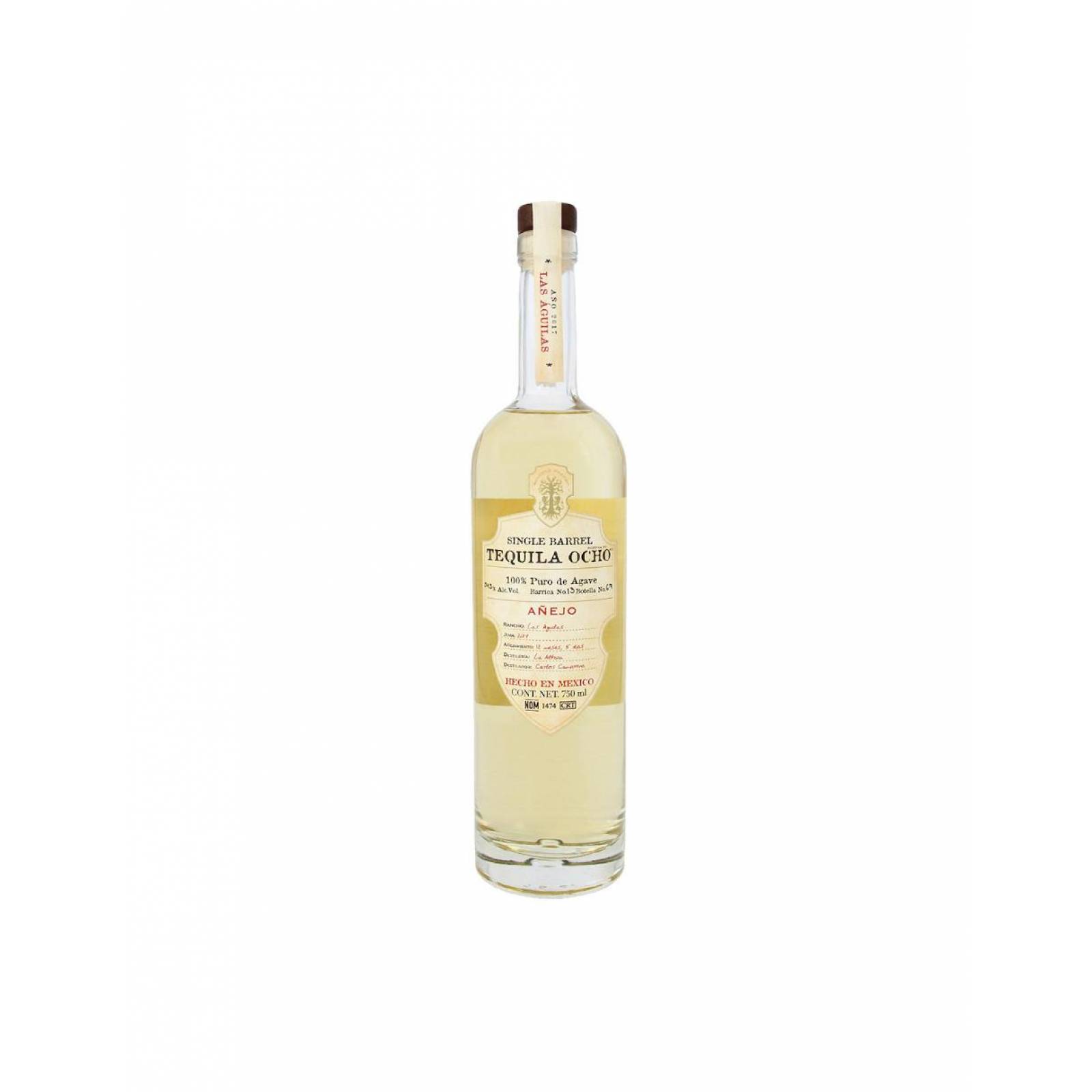 Tequila Ocho Añejo Single Barrel 750 ml 