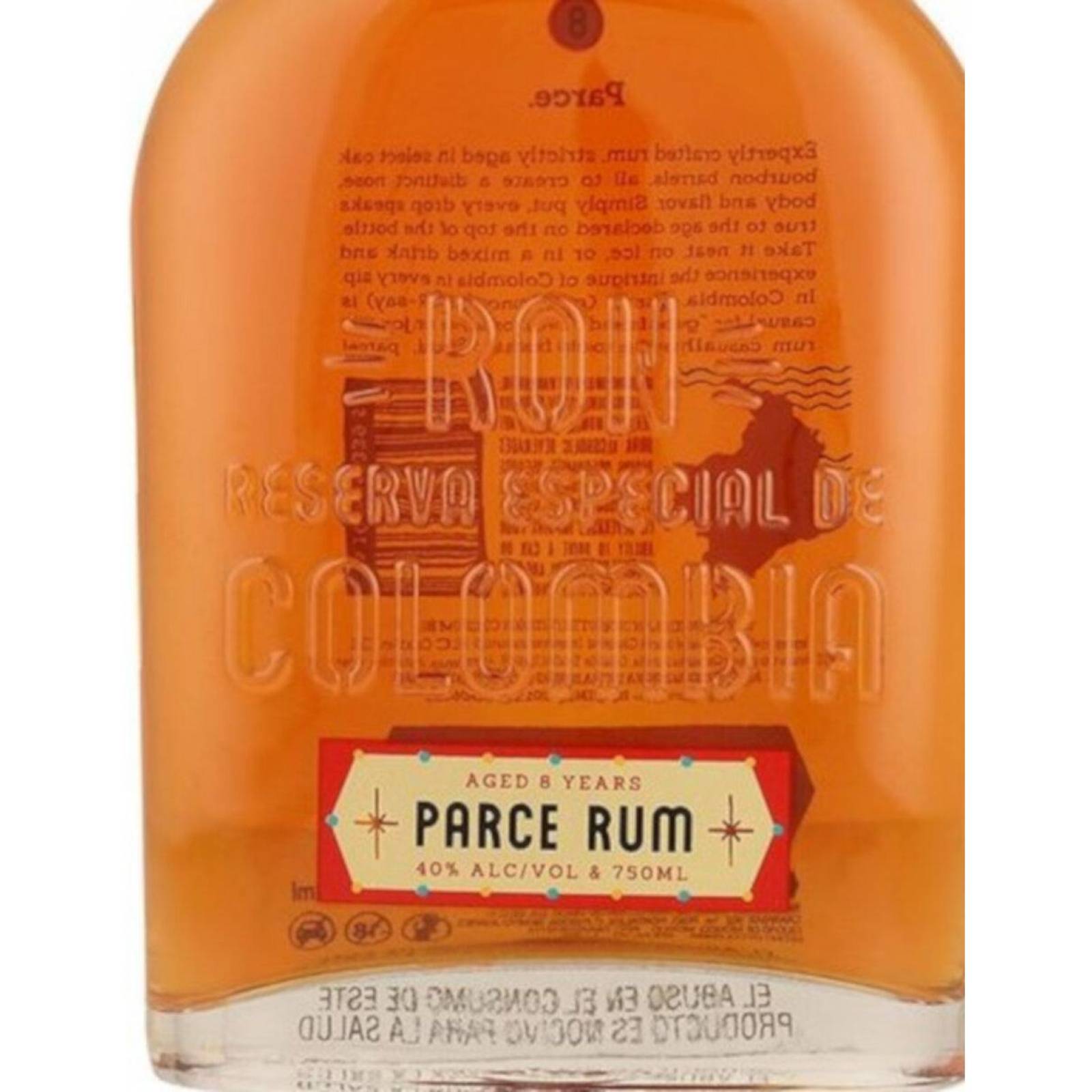 Pack de 2 Ron Parce 8 Años 750 ml 