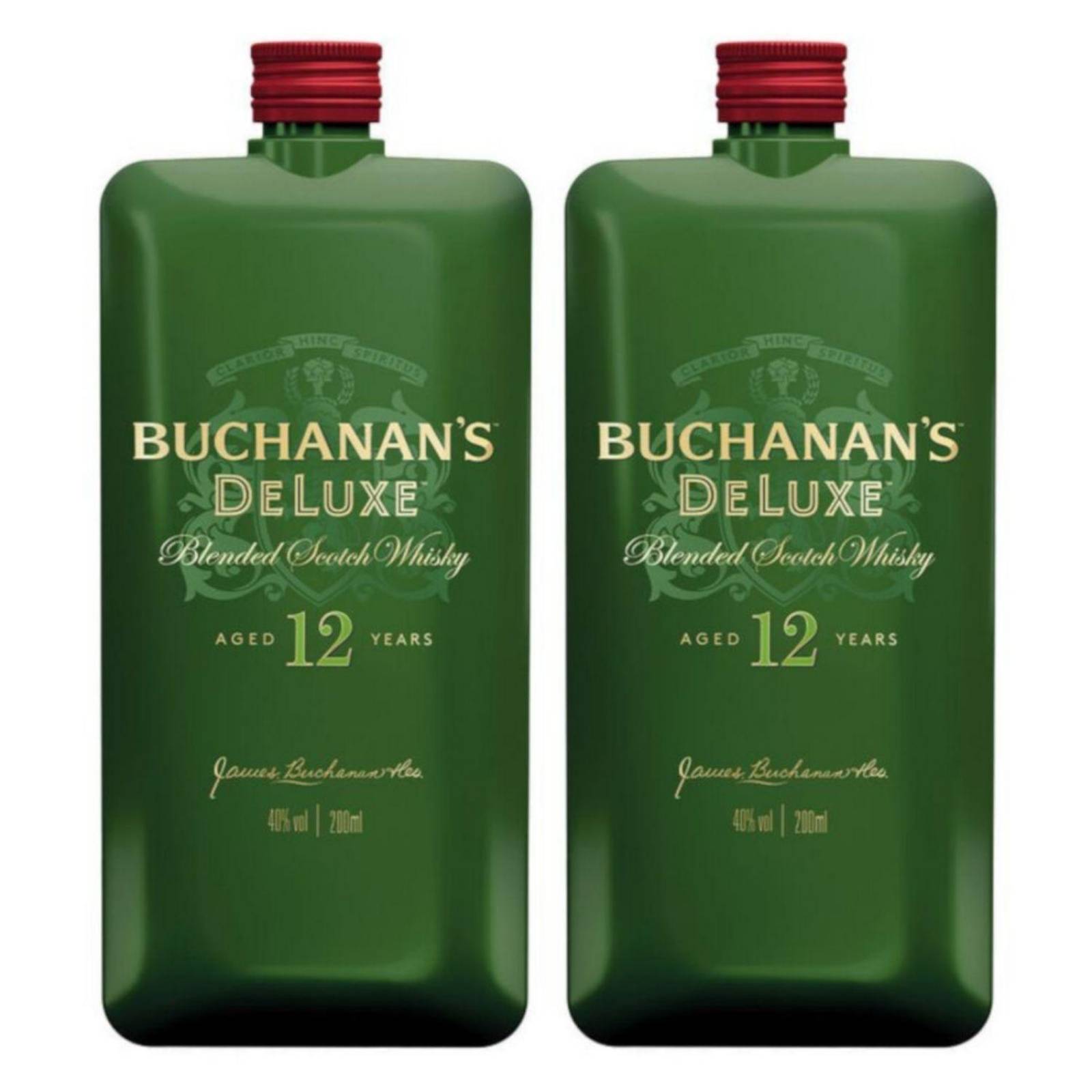 Pack de 2 Whisky Buchanans 12 años 200 ml