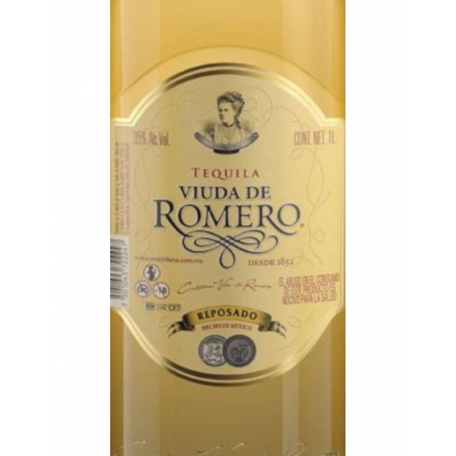 Pack de 2 Tequila Viuda De Romero Reposado 1 L 