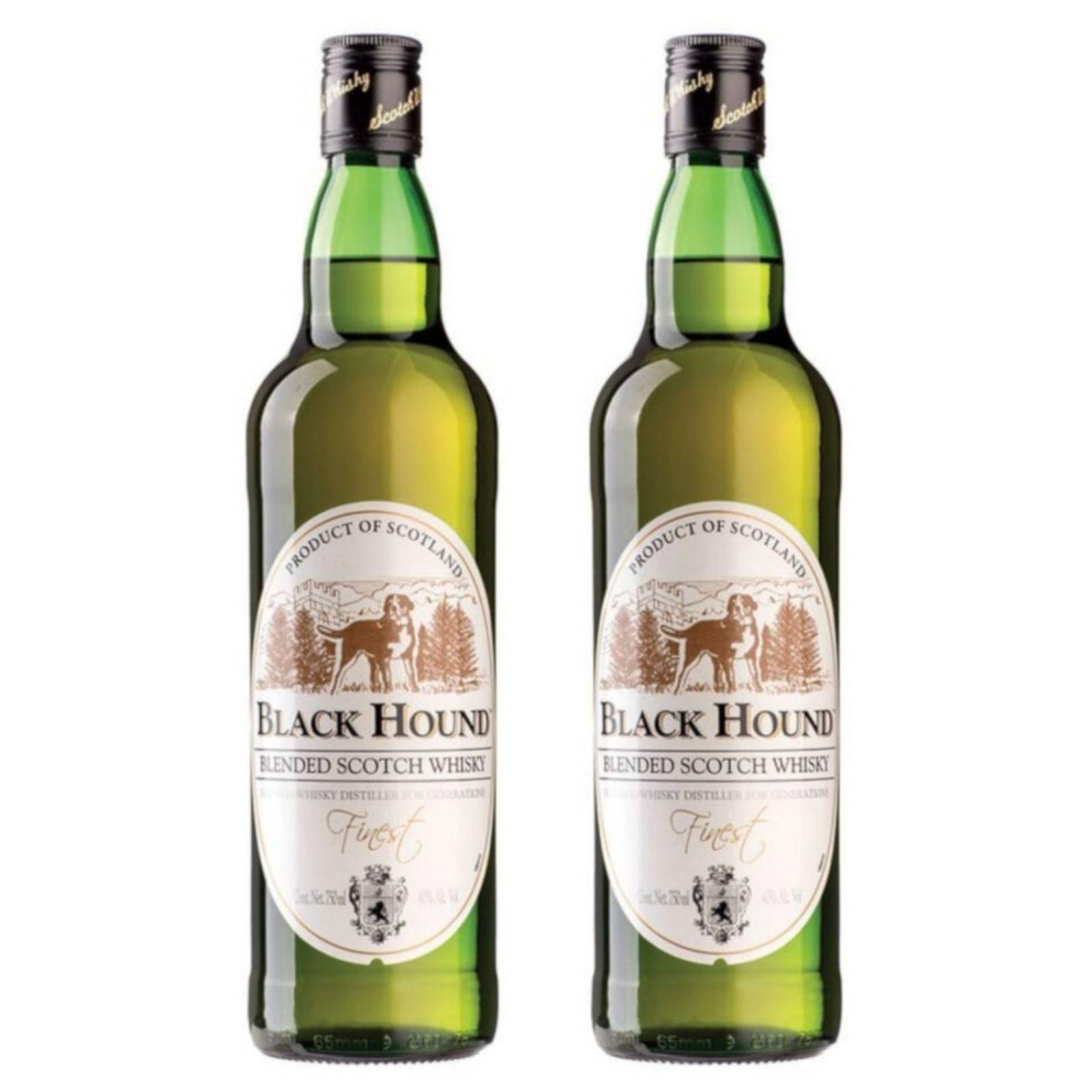 Pack de 2 Whisky Black Hound 750 ml 