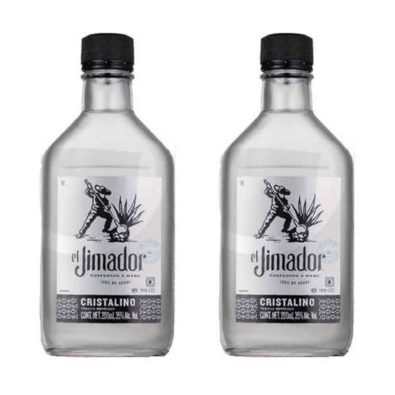 Pack de 2 Tequila Jimador Reposado Cristalino 200 ml