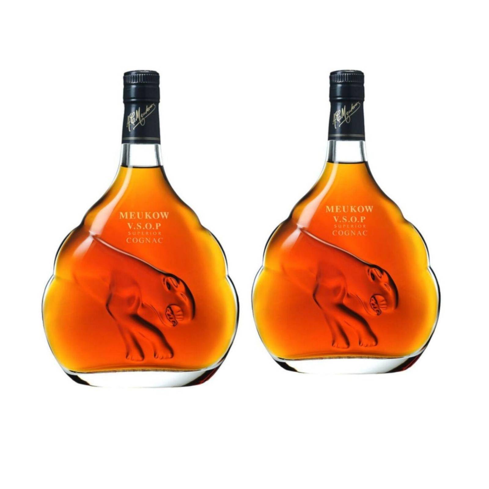 Pack de 2 Cognac Meukow V.S.O.P. Superior 700 ml 