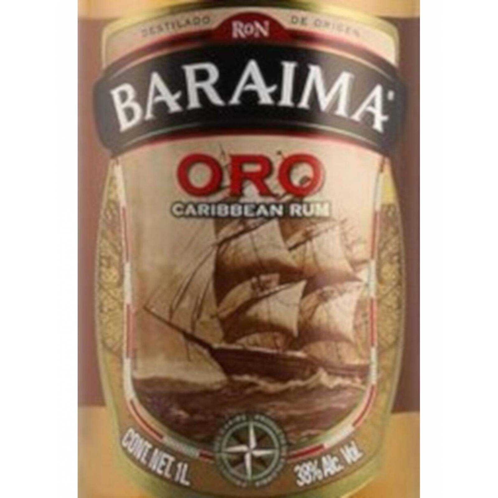 Pack de 4 Ron Baraima Oro 1L 