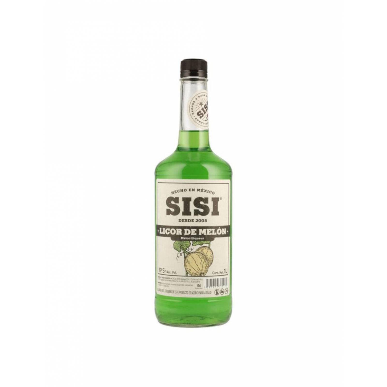 Pack de 4 Licor Sisi Melón 1 L 