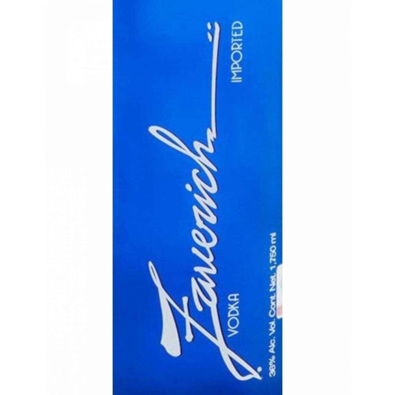 Pack de 4 Vodka Zaverich Premium 1.750 ml 