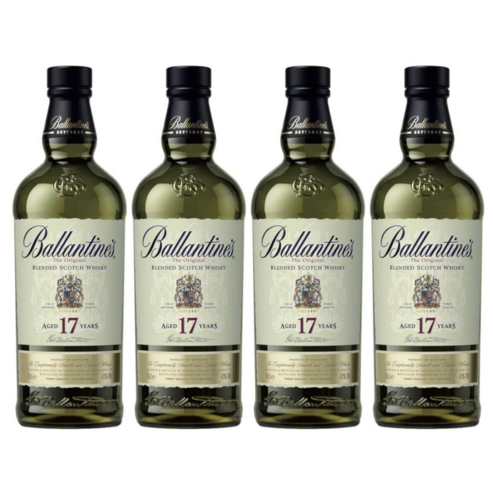 Pack de 4 Whisky Ballantines 17 Años 750 ml 