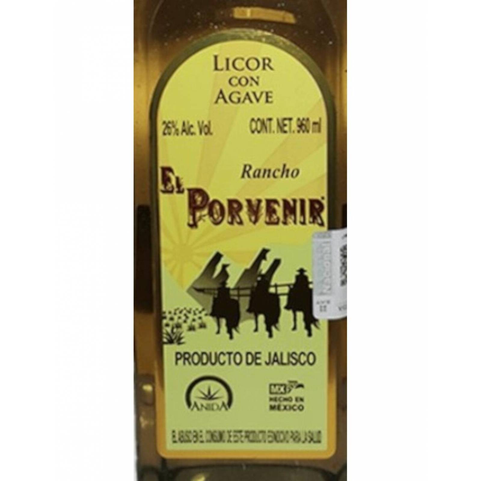Pack de 4 Licor Rancho El Porvenir 960 ml 