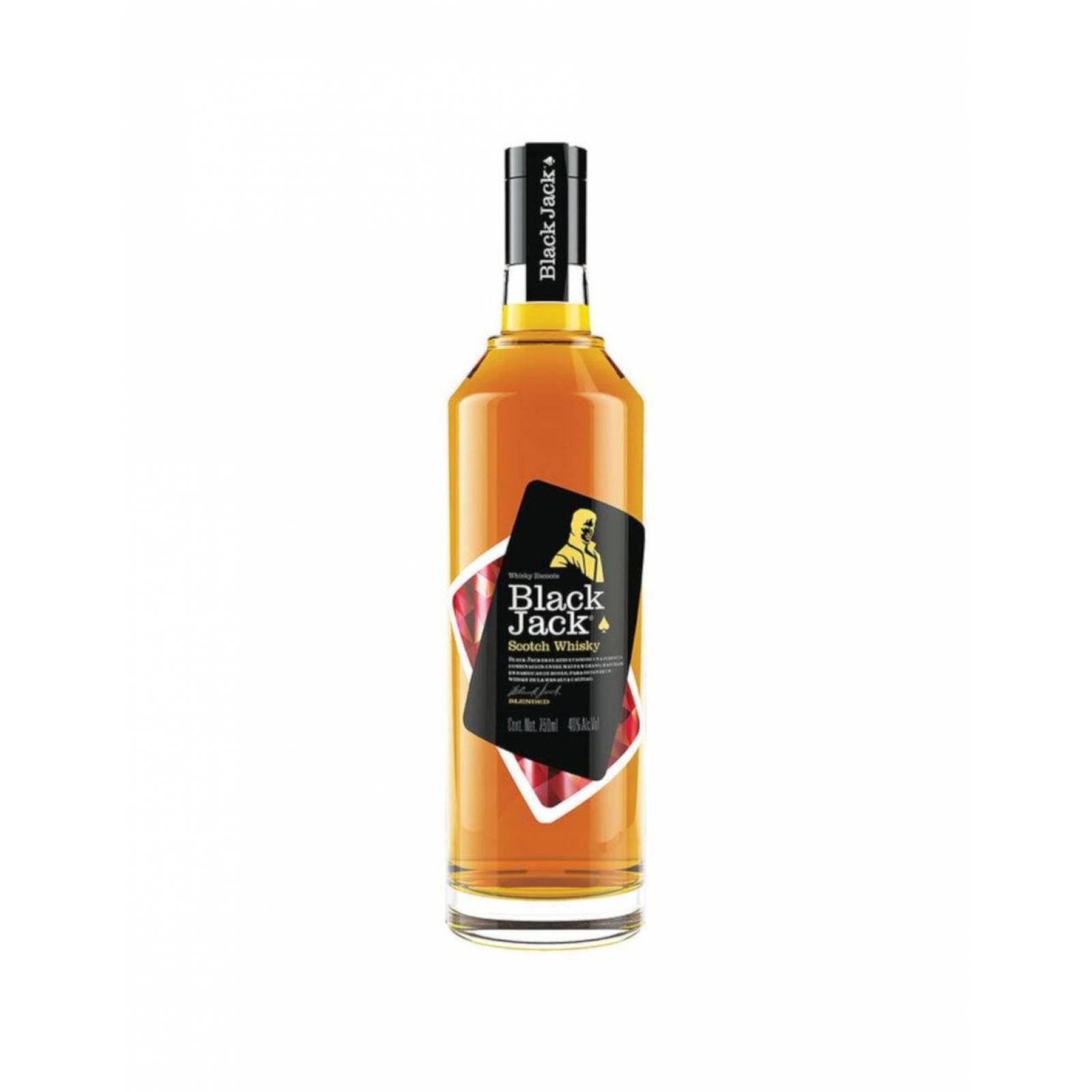 Pack de 4 Whisky Black Jack 750 ml 