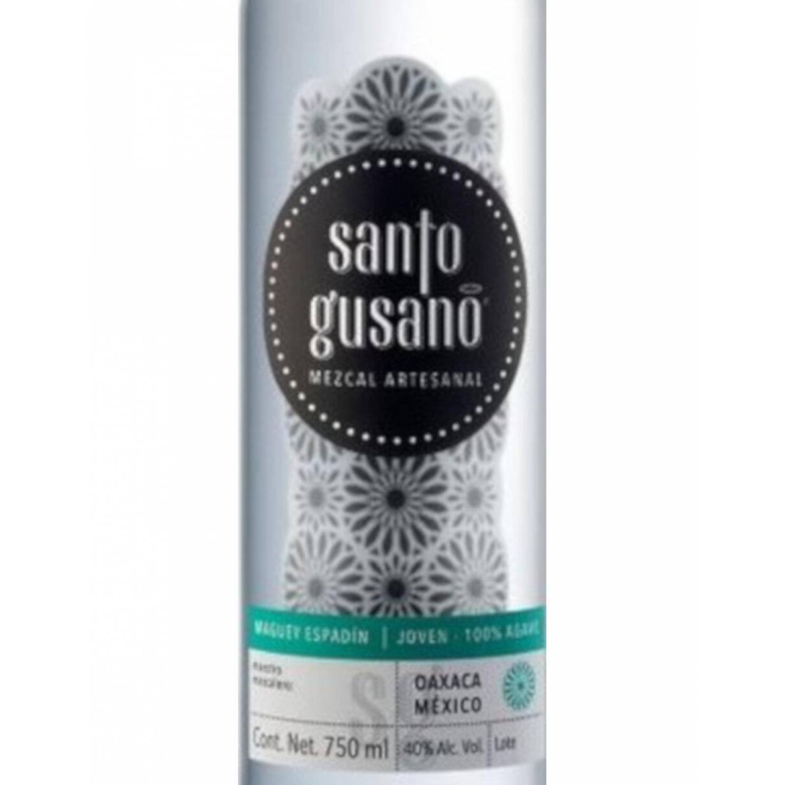 Pack de 4 Mezcal Santo Gusano Joven 750 ml 