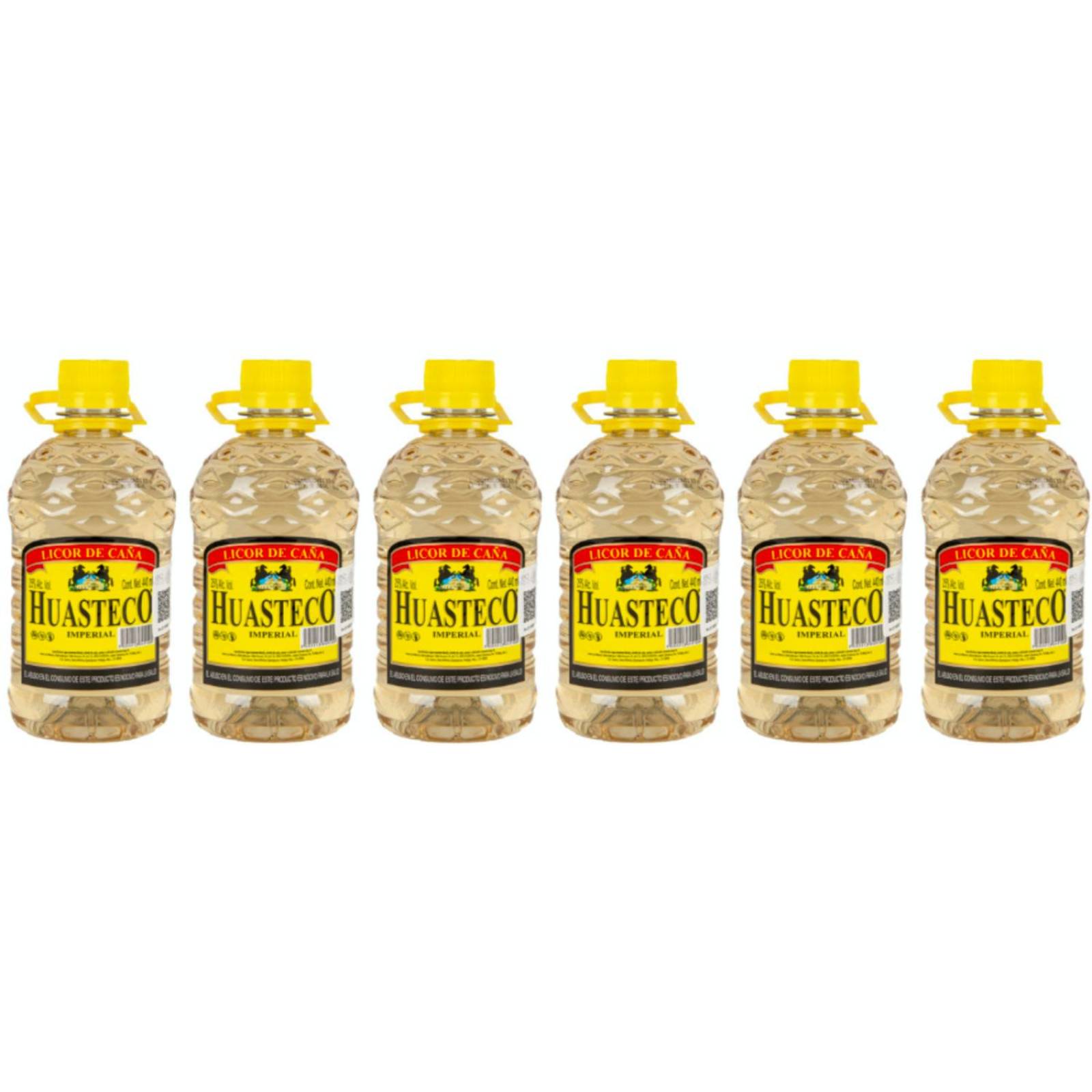 Pack de 6 Licor de Caña Huasteco Imperial 440ml 