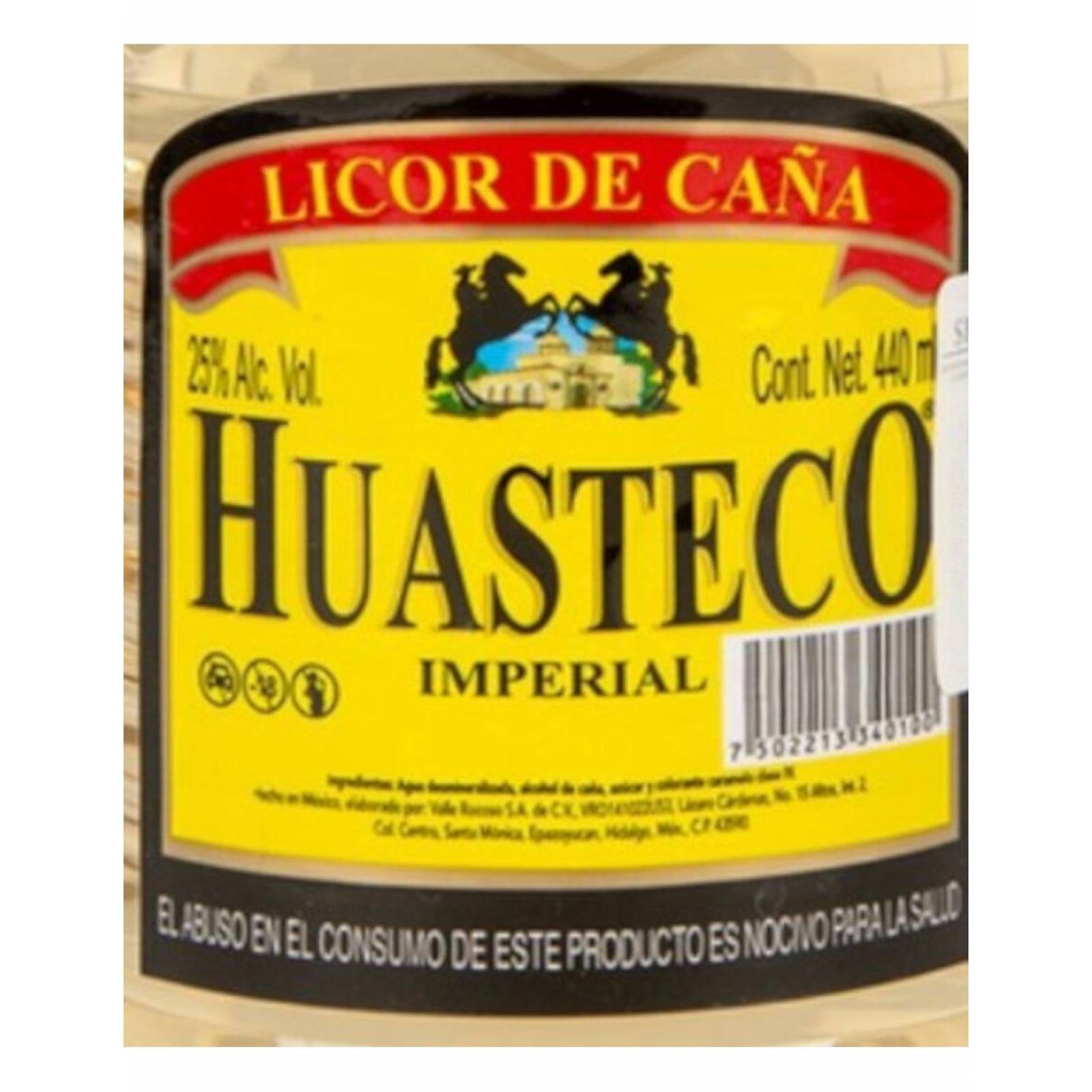 Pack de 6 Licor de Caña Huasteco Imperial 440ml 