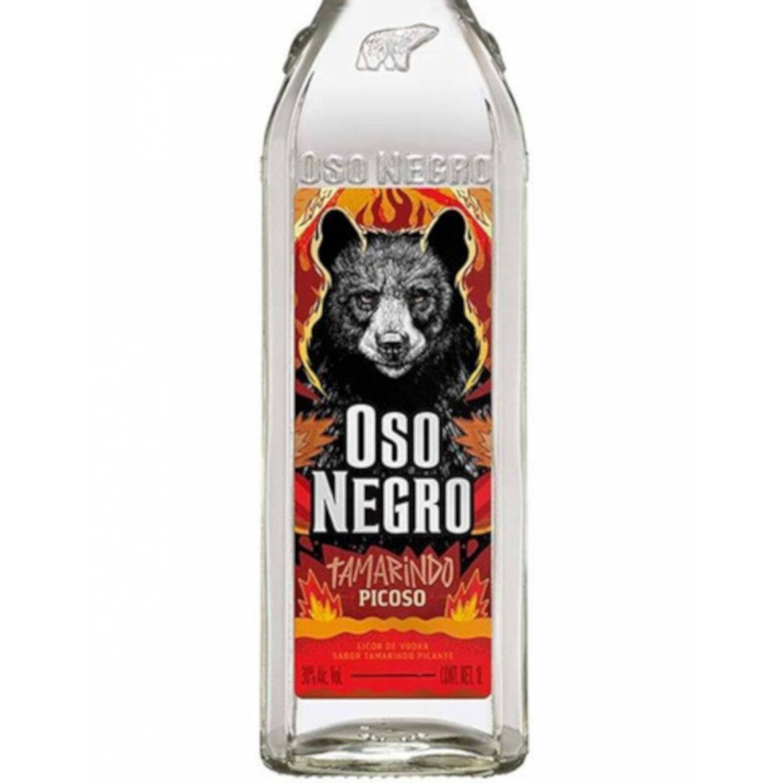 Pack de 6 Vodka Oso Negro Tamarindo 1 L 
