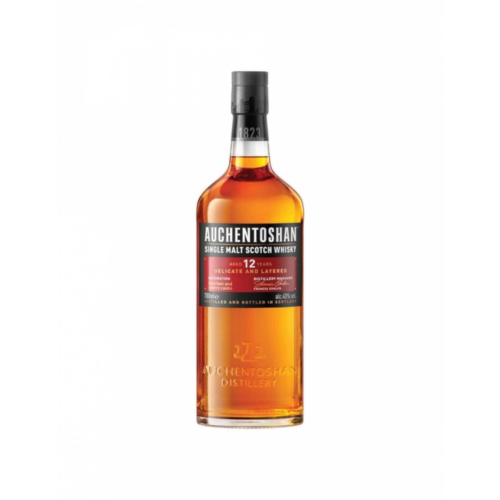 Pack de 6 Whisky Auchentoshan 12 Años 700 ml 